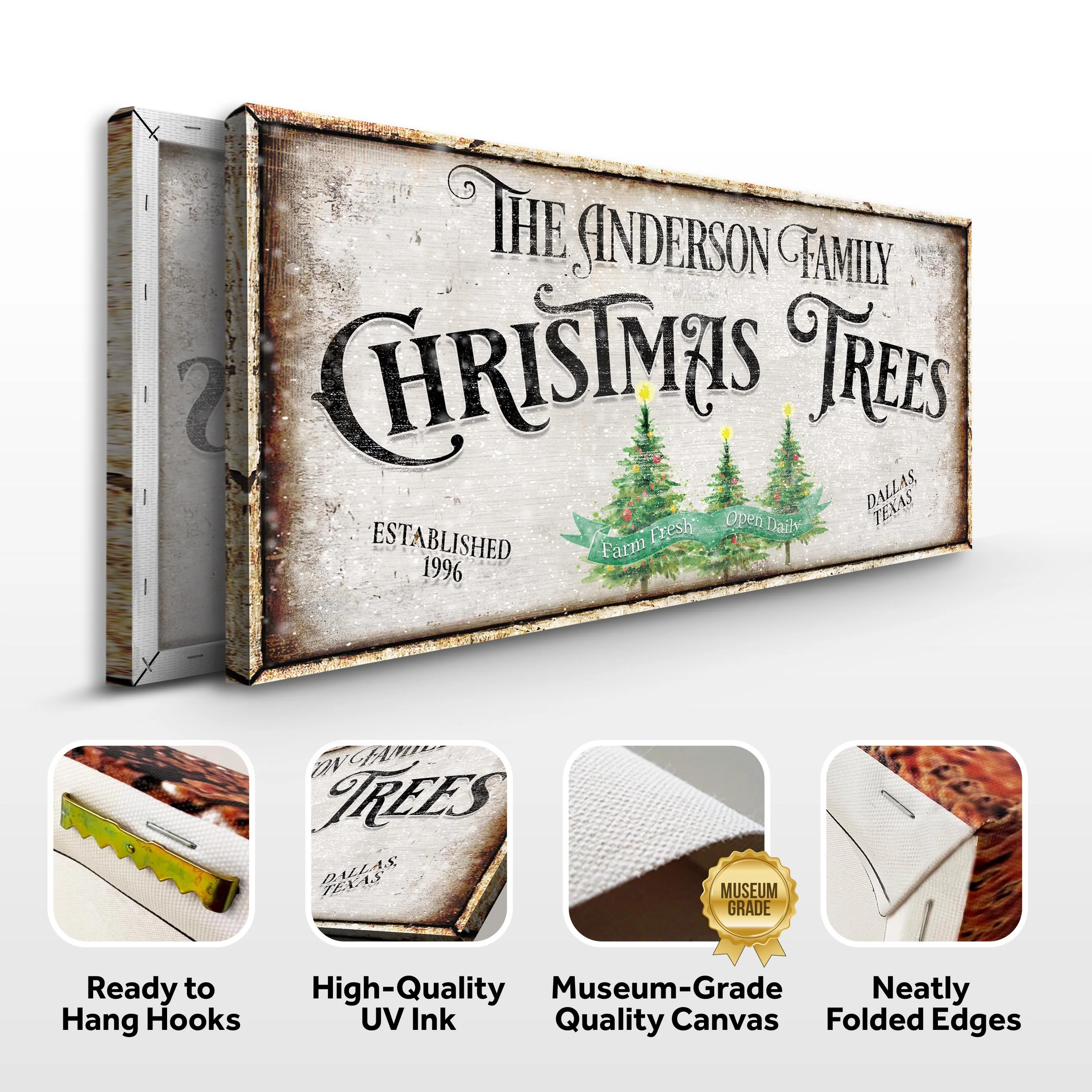 Family Christmas Tree Farm Sign III - Image 6