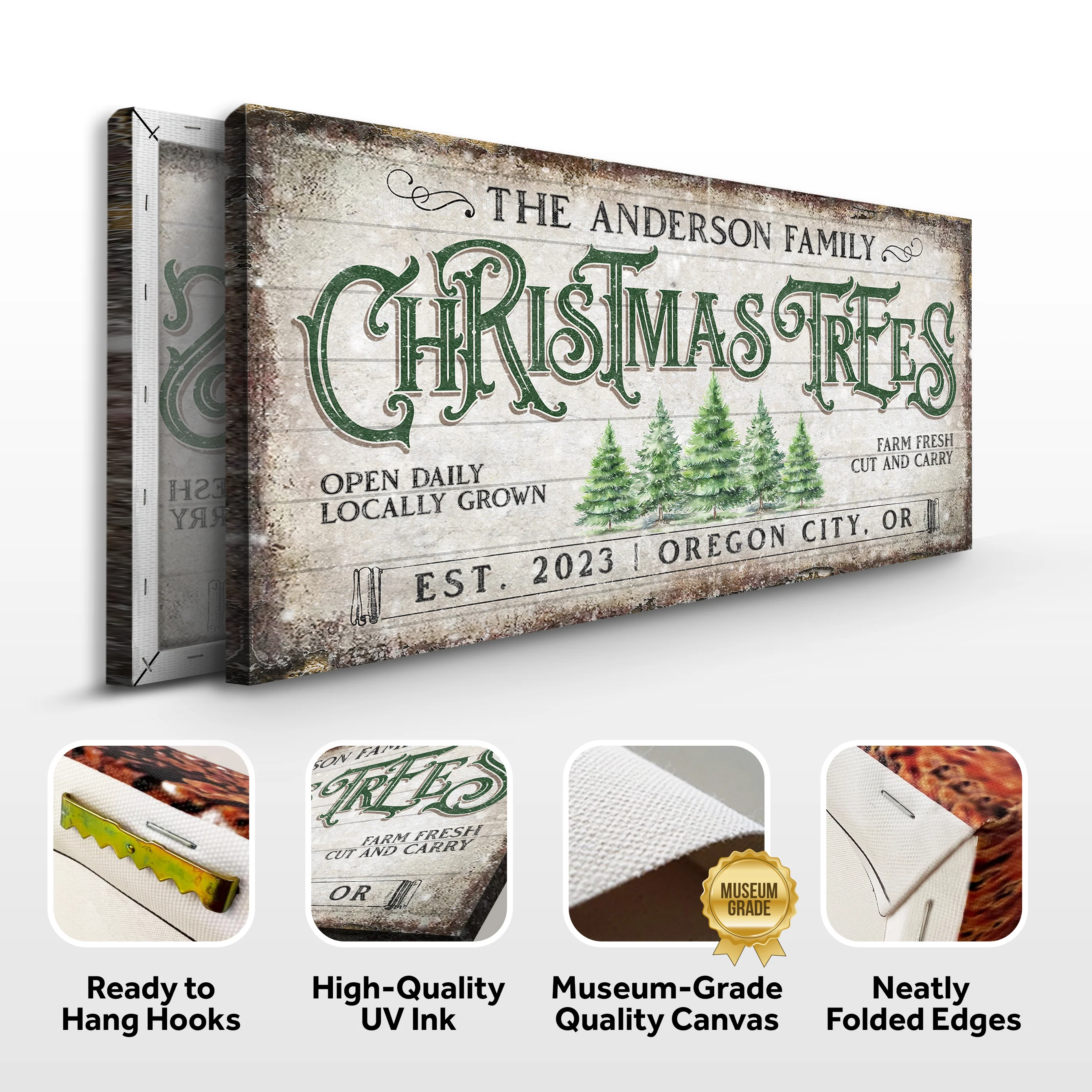 Family Christmas Tree Farm Sign IV - Image 6