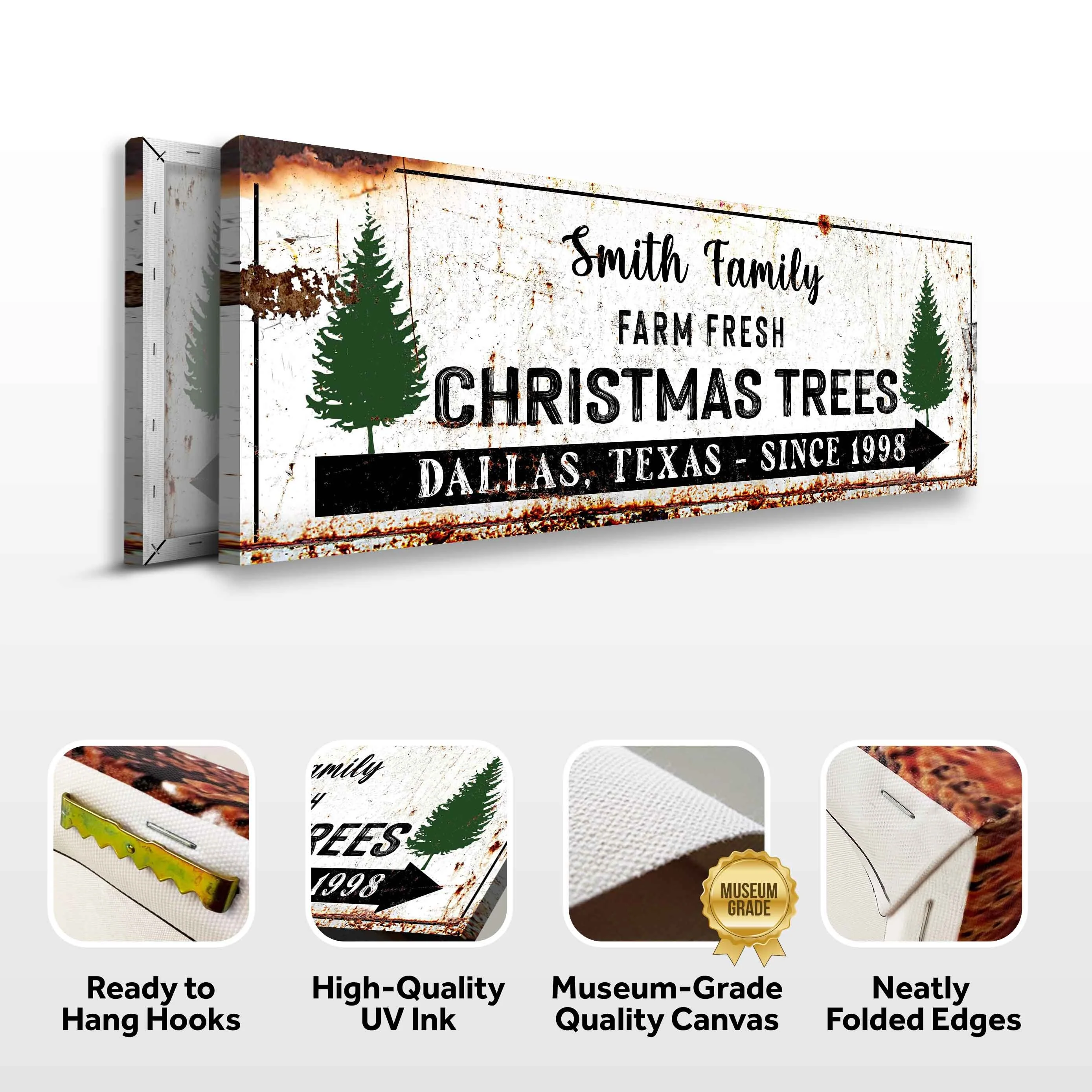 Family Christmas Trees Sign - Image 3