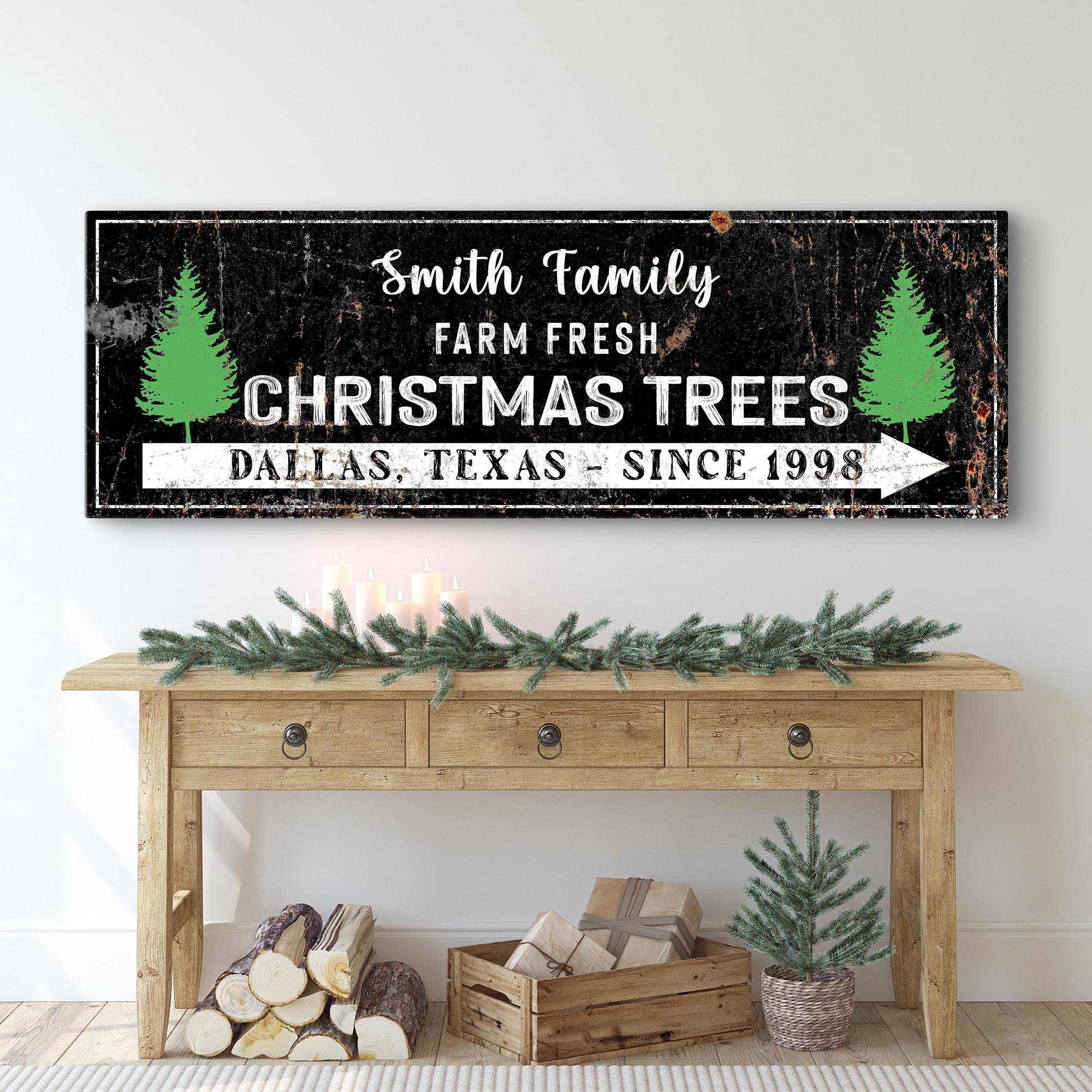 Family Christmas Trees Sign - Image 6