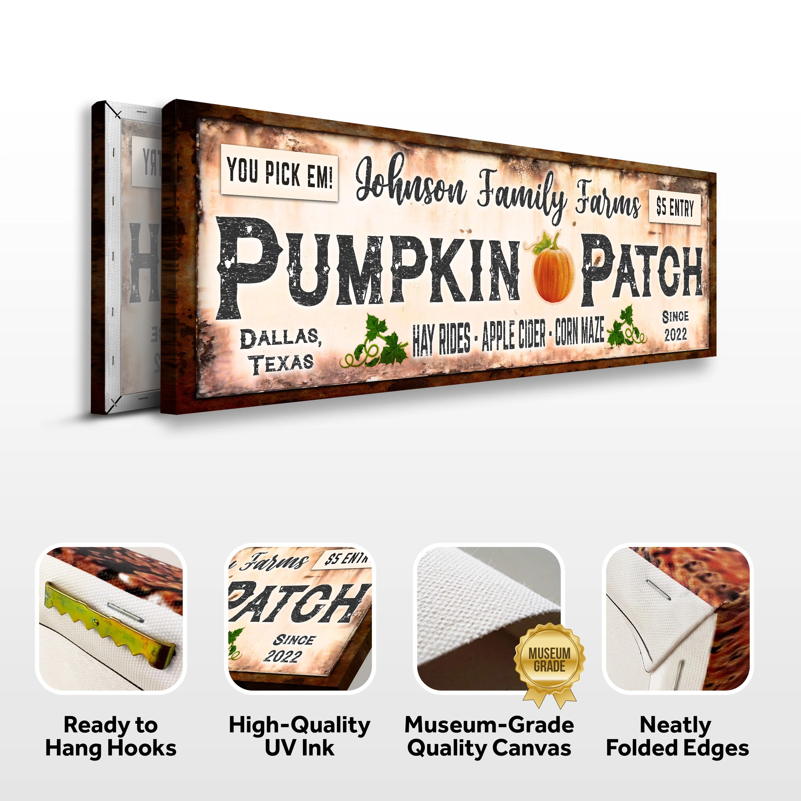 Family Farms Pumpkin Patch Sign - Image 4