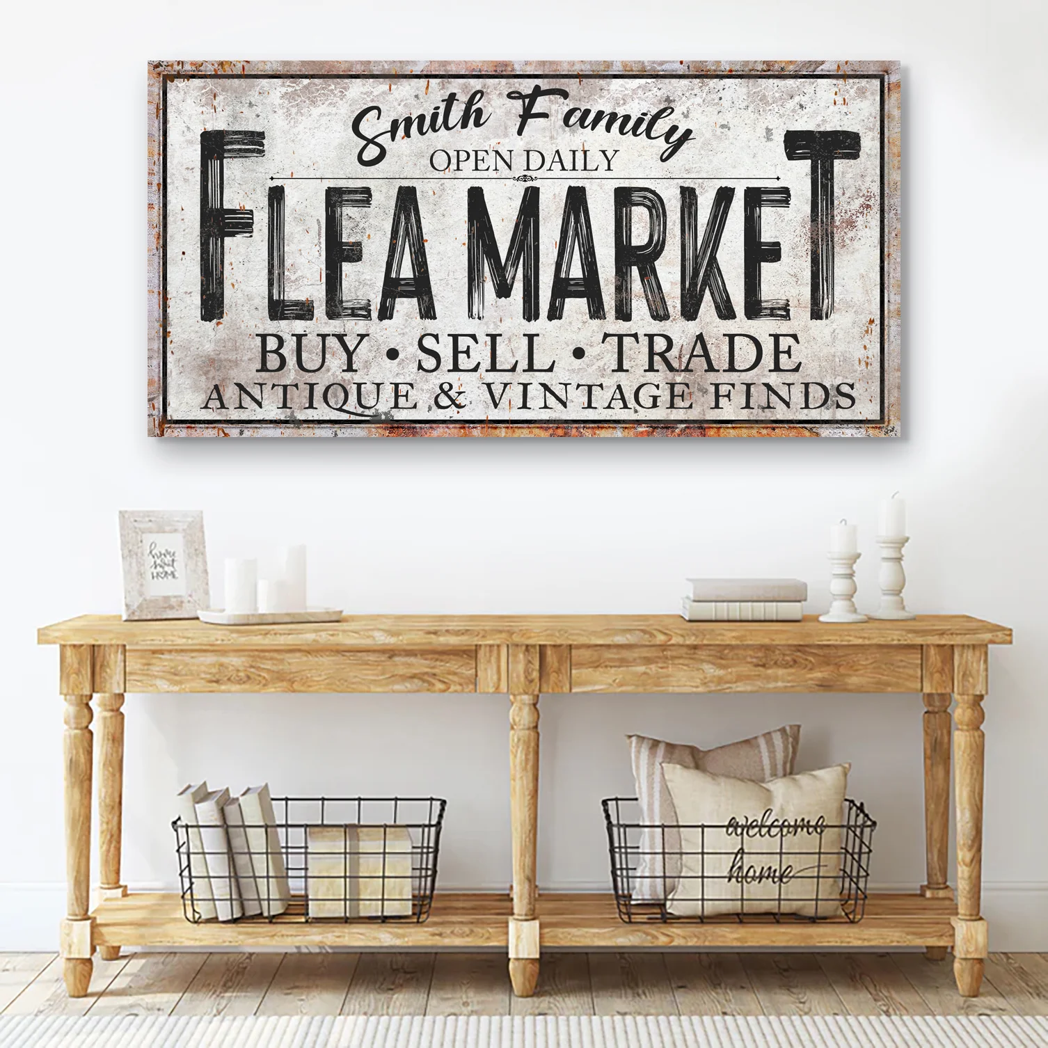 Family Flea Market Sign - Image 3