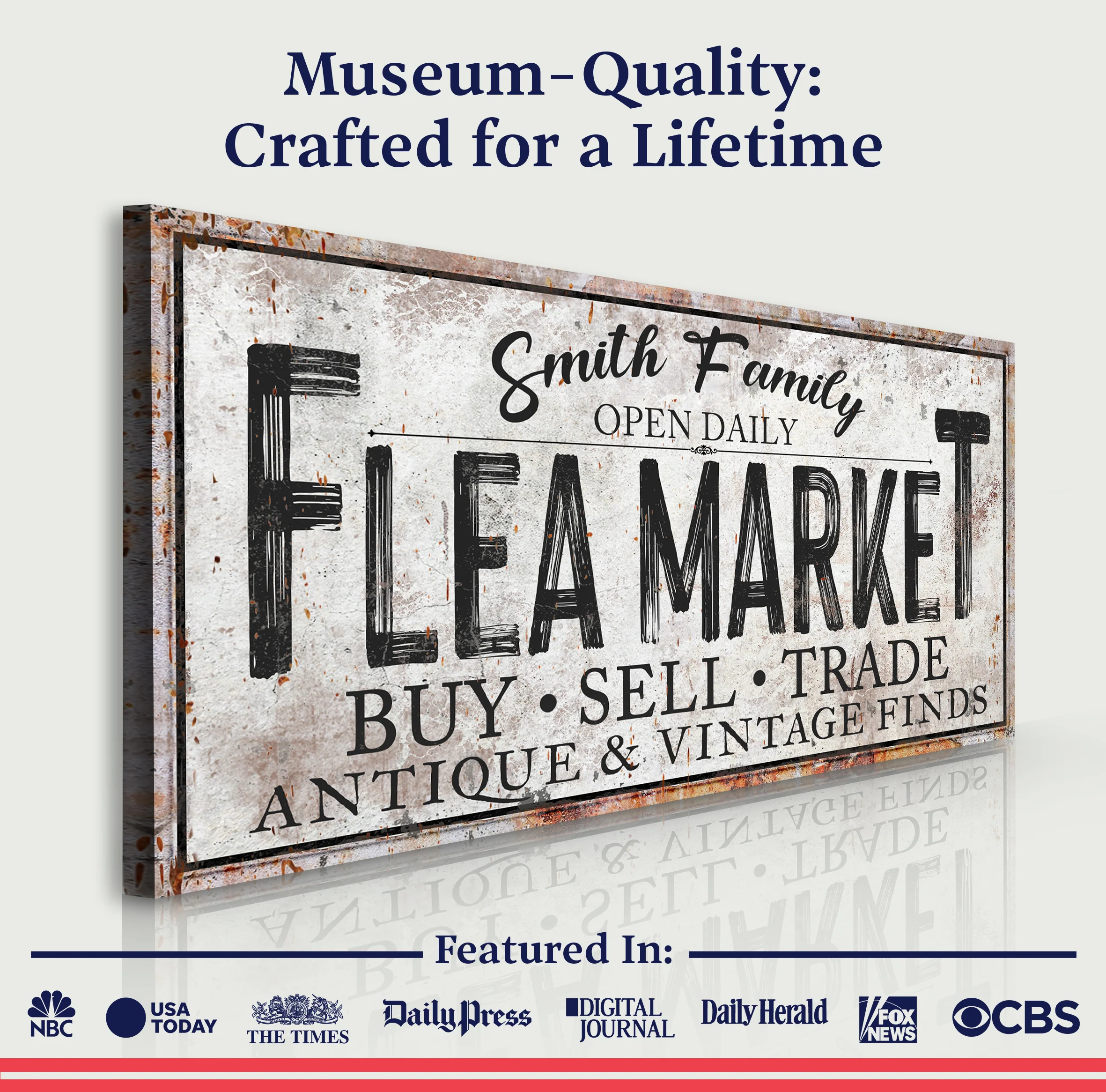 Family Flea Market Sign - Image 5