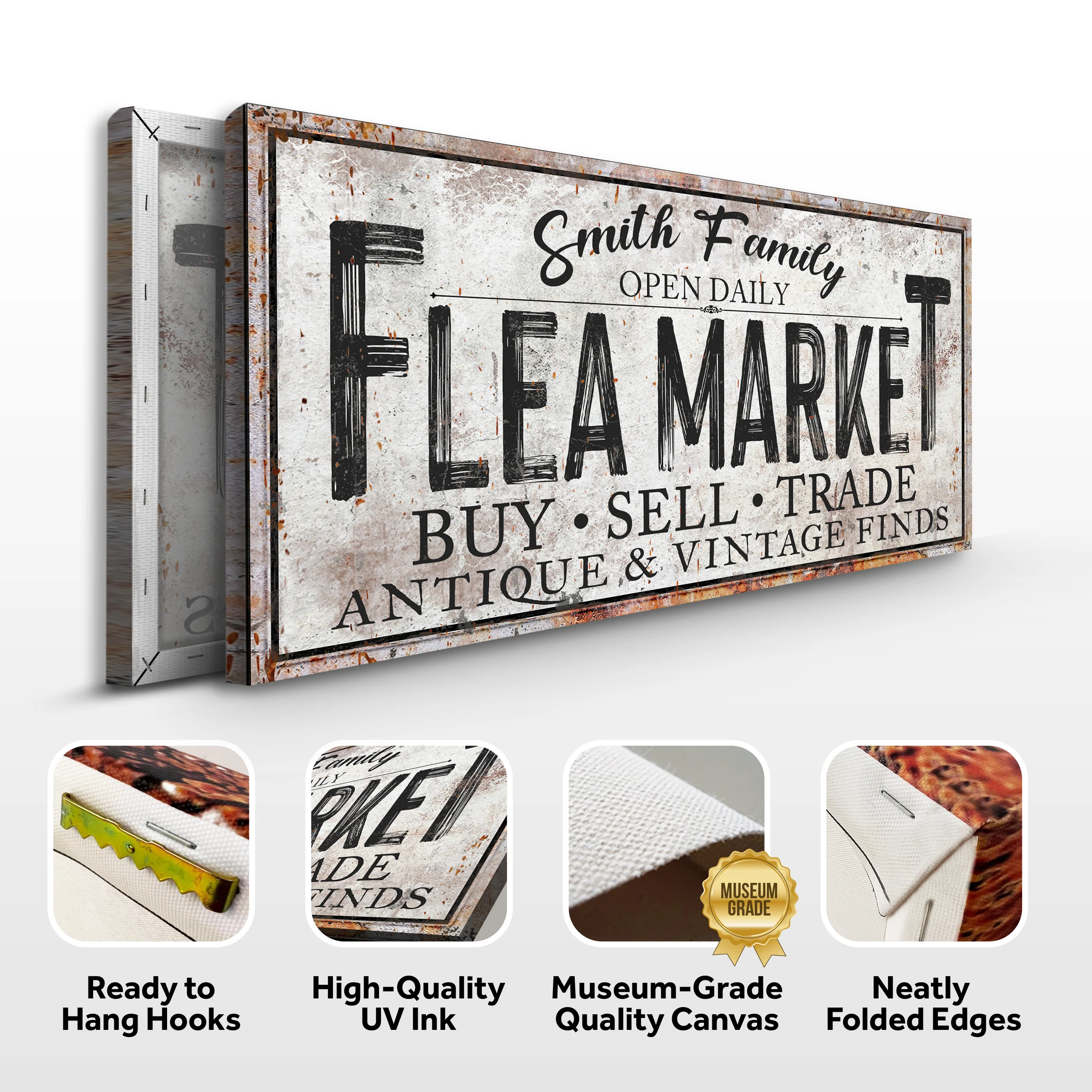 Family Flea Market Sign - Image 6