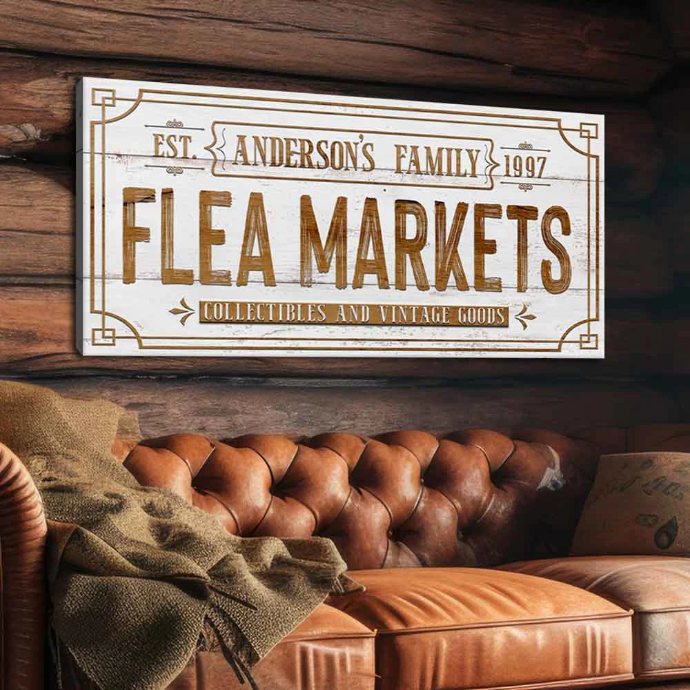 Family Flea Market Sign II - Image 3