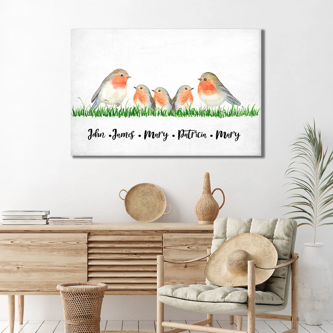 Family Flock of Birds Sign - Image 5