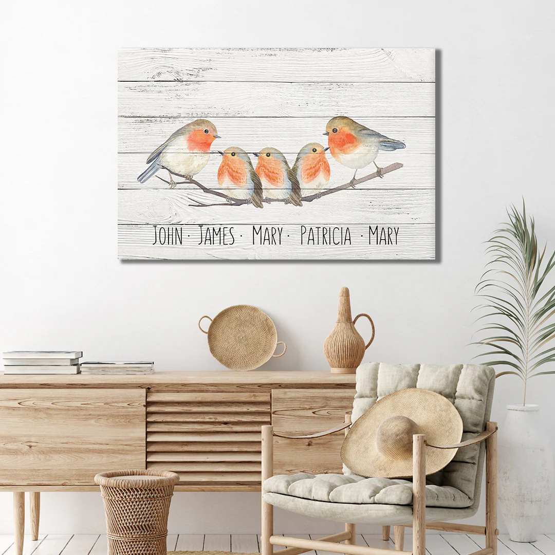 Family Flock of Birds Sign - Image 6