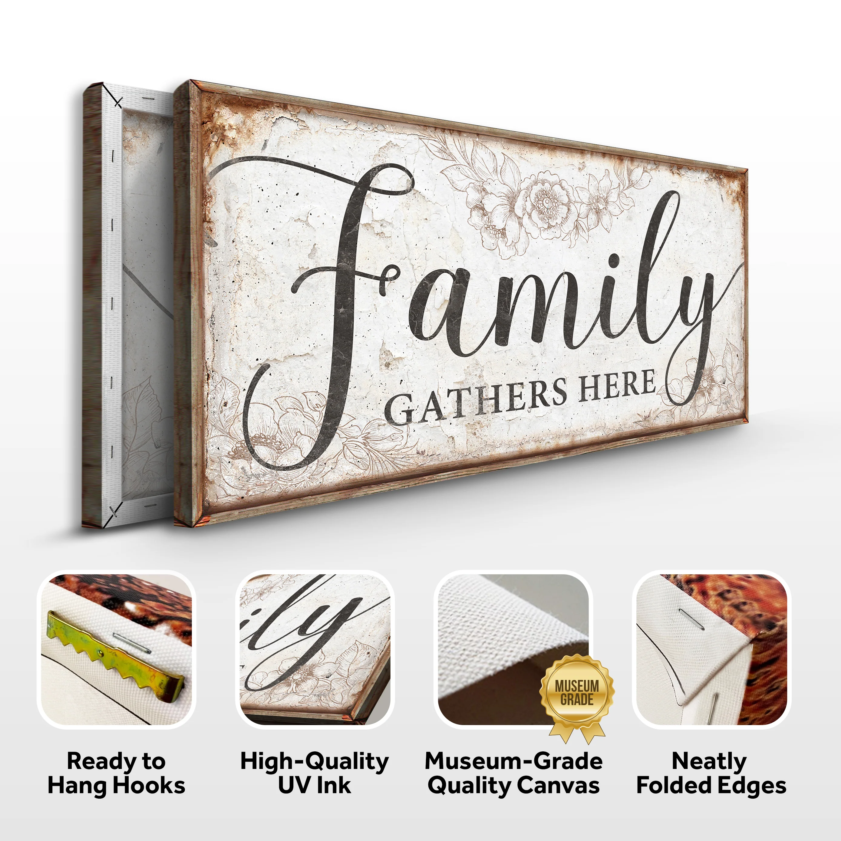 Family Gathers Here Sign - Image 6