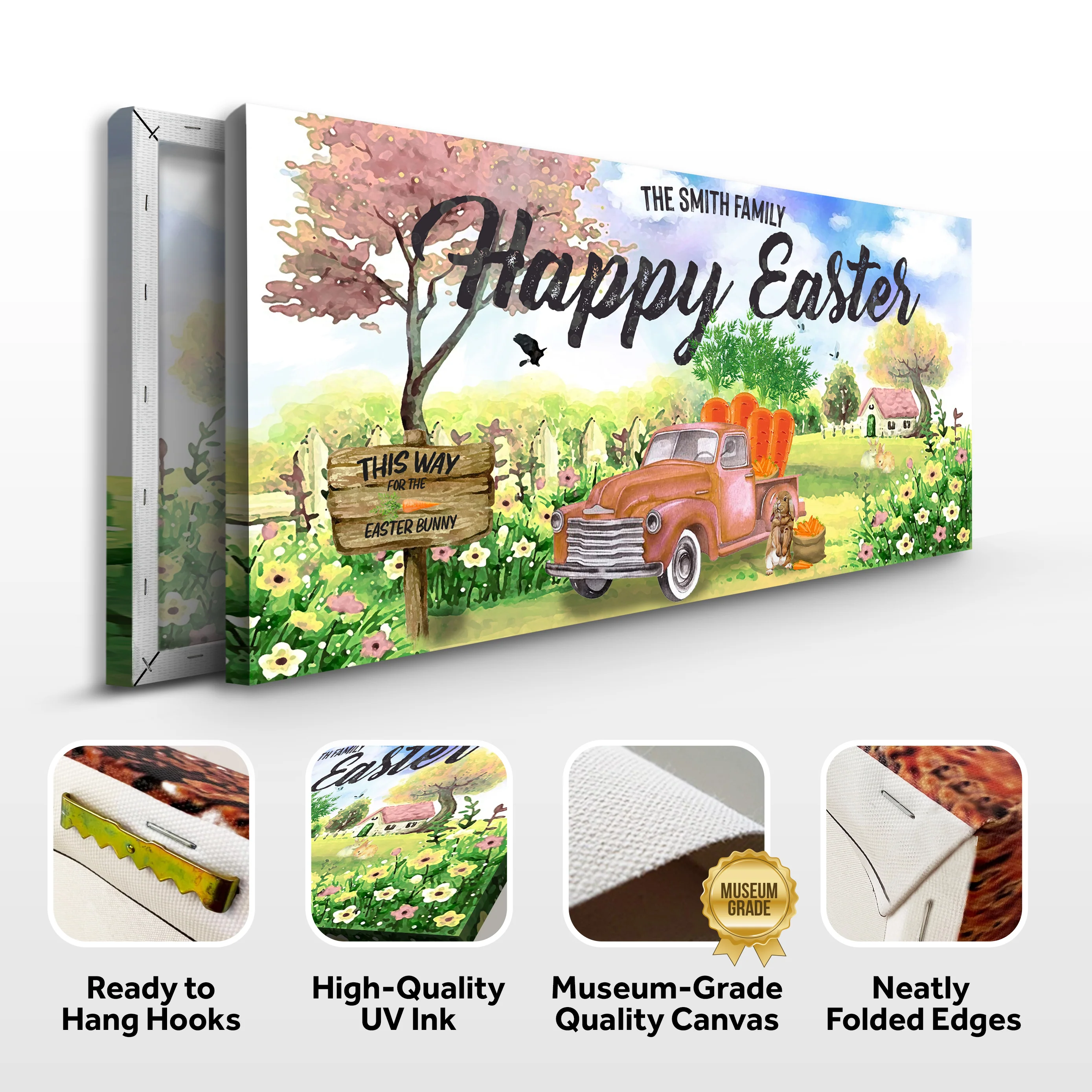 Family Happy Easter Sign - Image 3