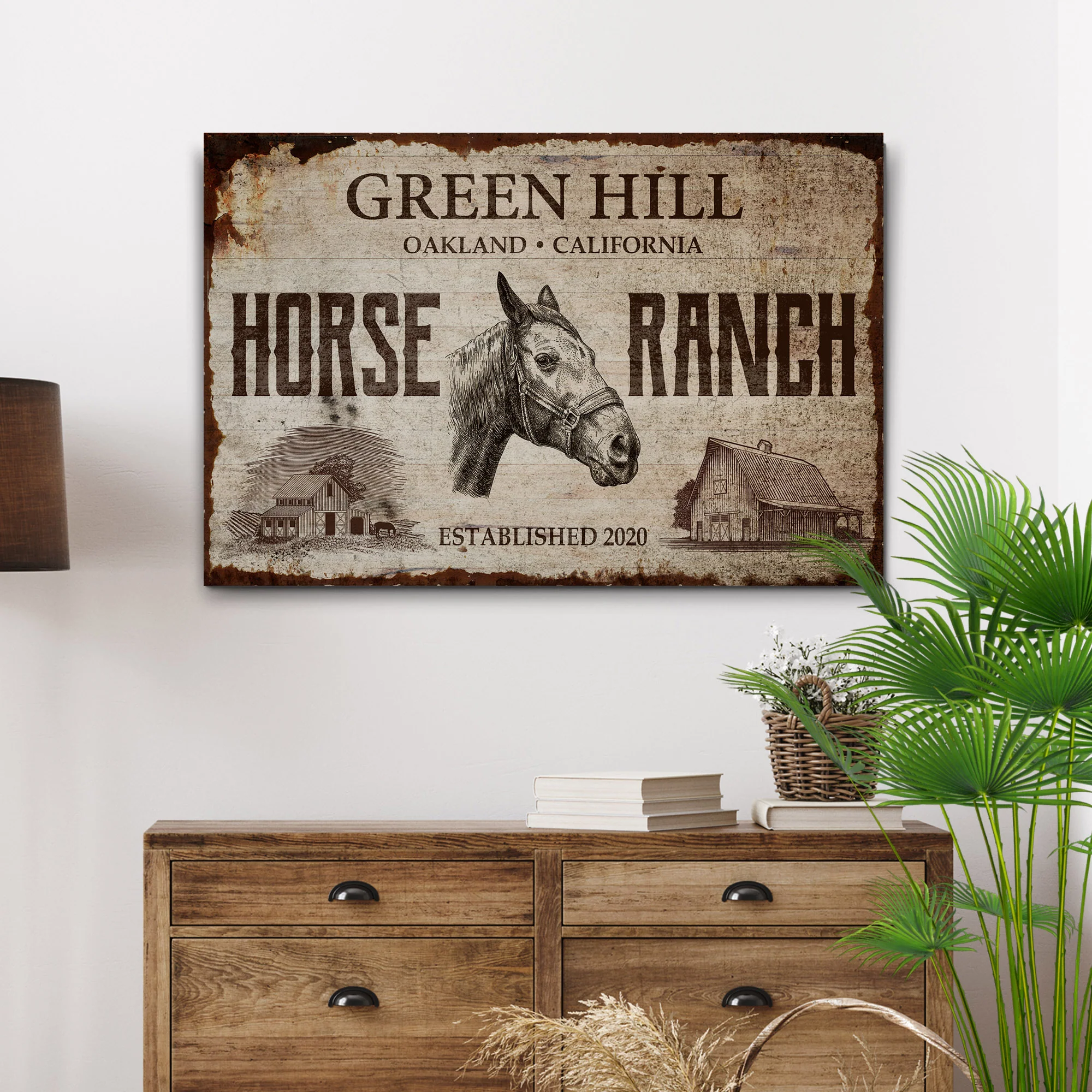 Family Horse Ranch Sign II - Image 3