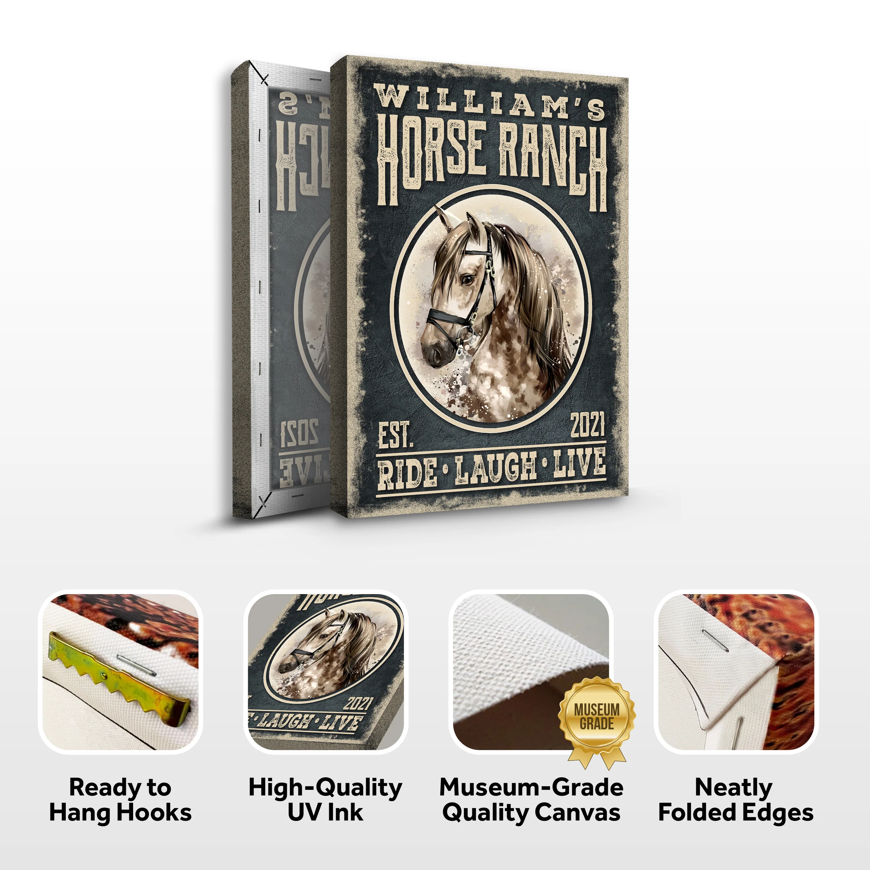 Family Horse Ranch Sign - Image 3