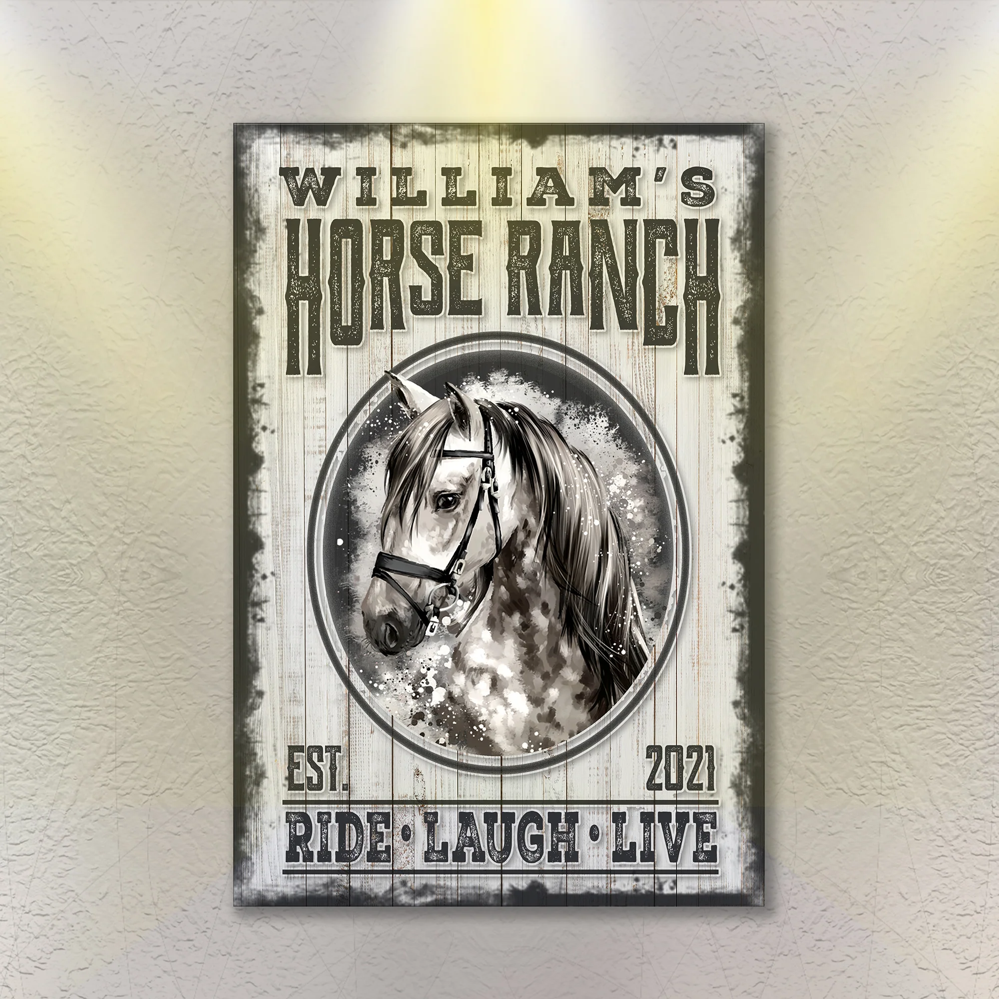 Family Horse Ranch Sign - Image 6