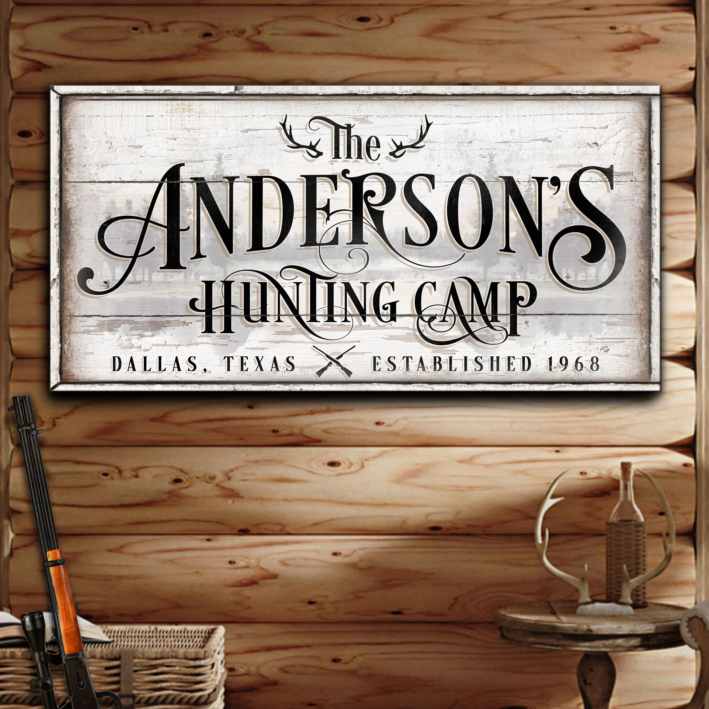 Family Hunting Camp Sign II - Image 2