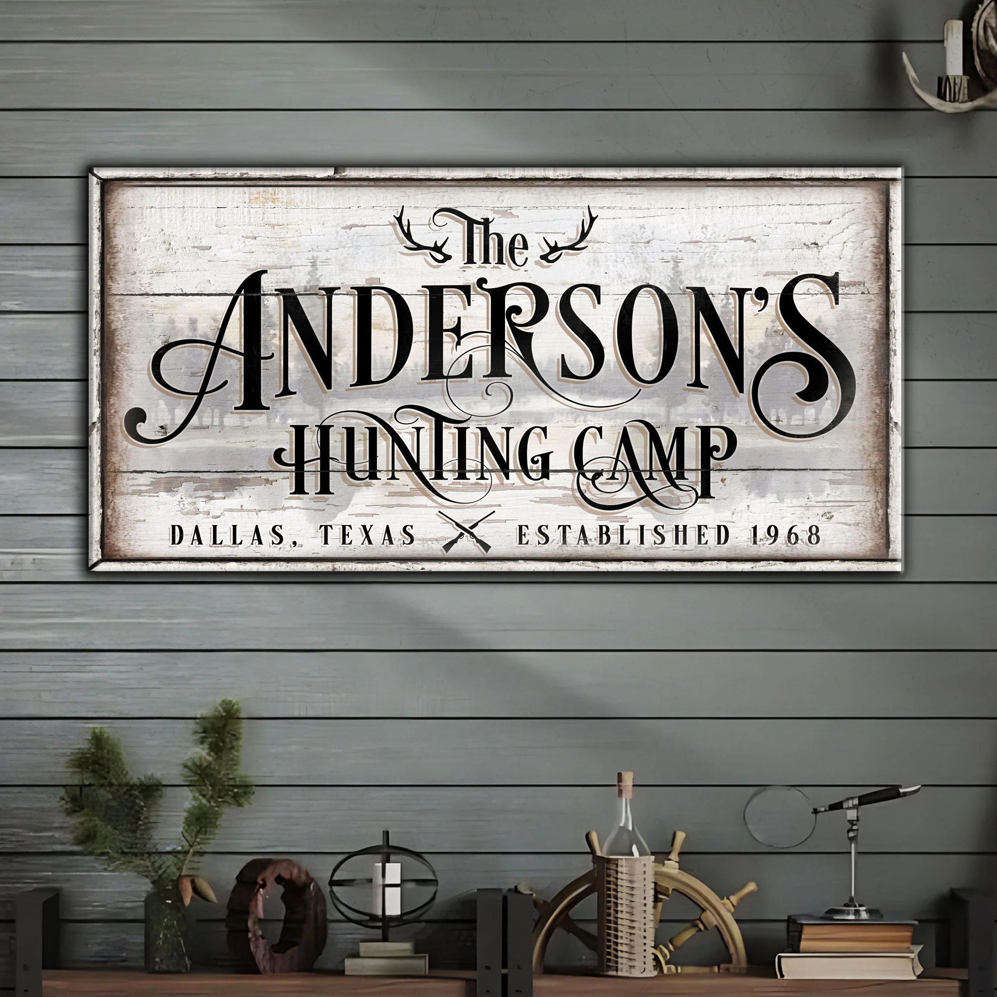 Family Hunting Camp Sign II - Image 3