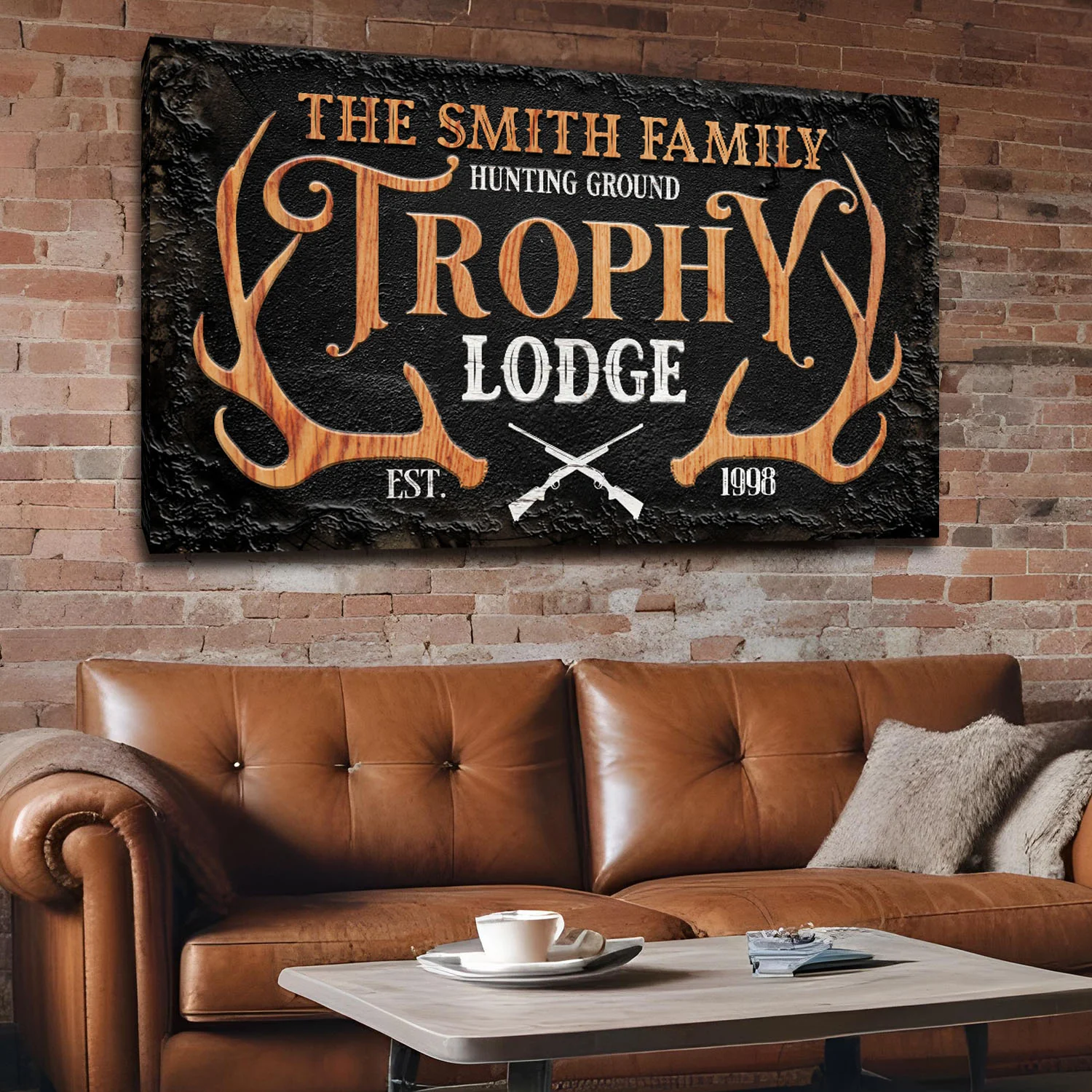 Family Hunting Trophy Lodge Sign - Image 3