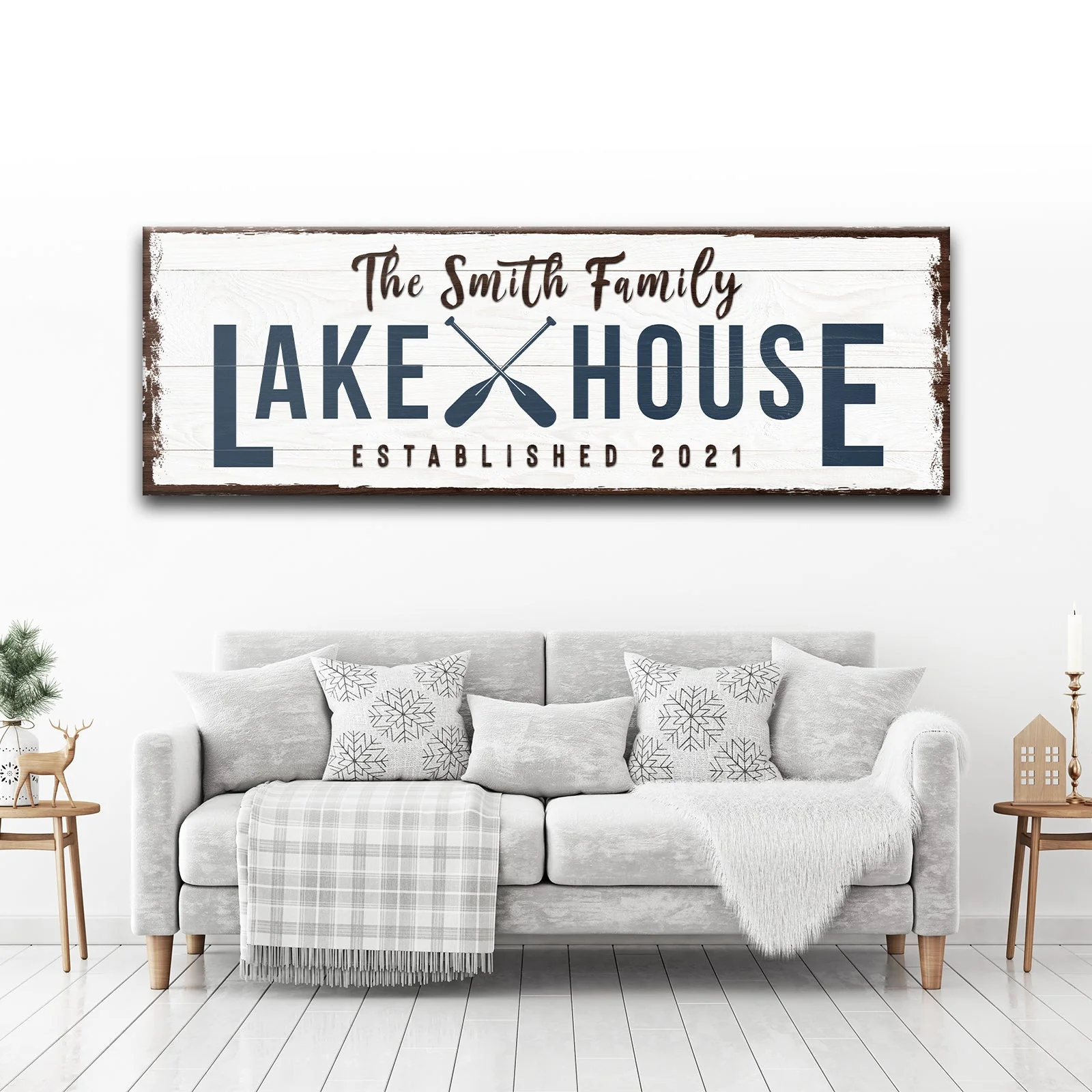 Family Lake House Arrow Sign - Image 8