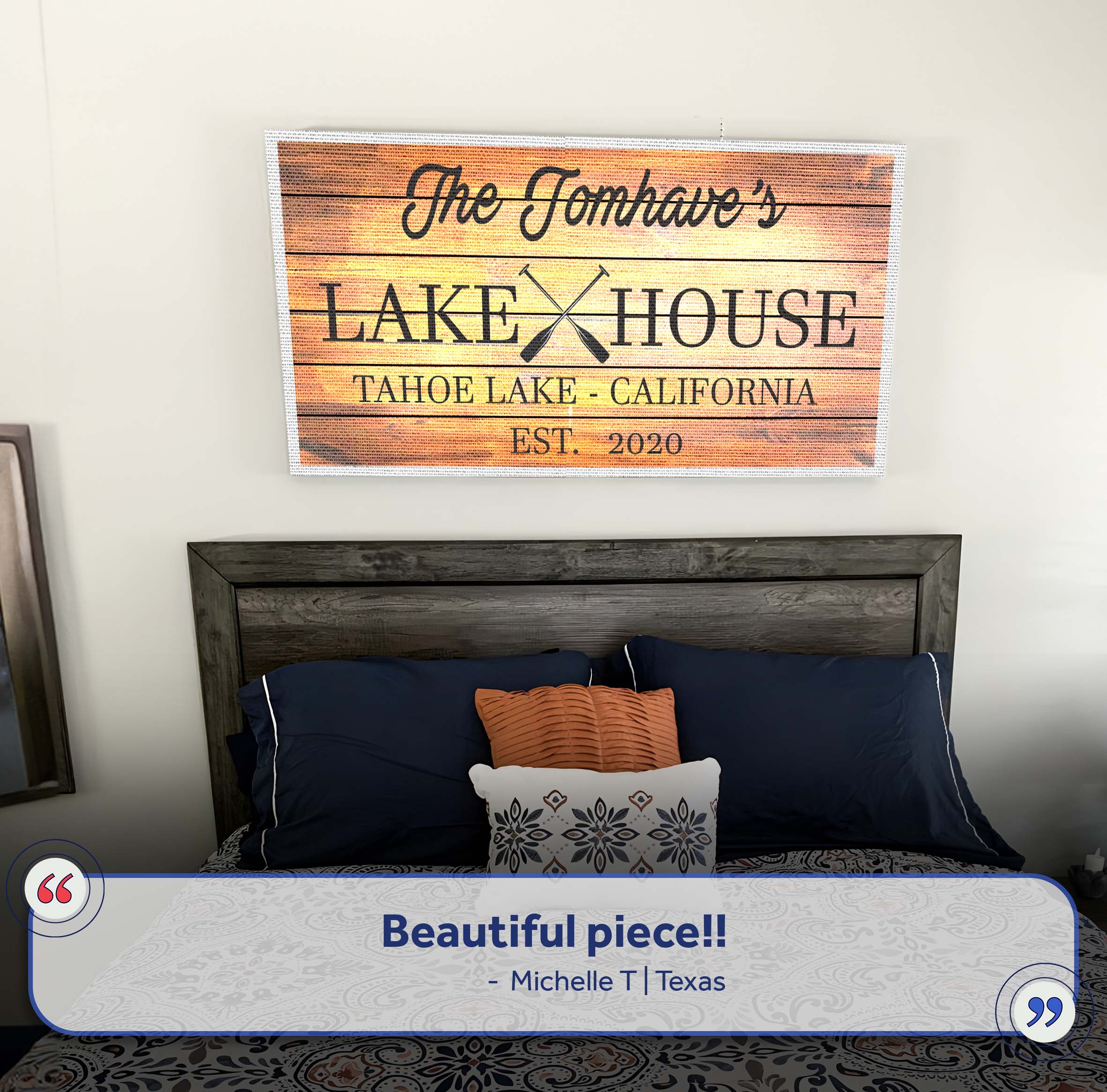 Family Lake House Paddle Sign III - Image 7
