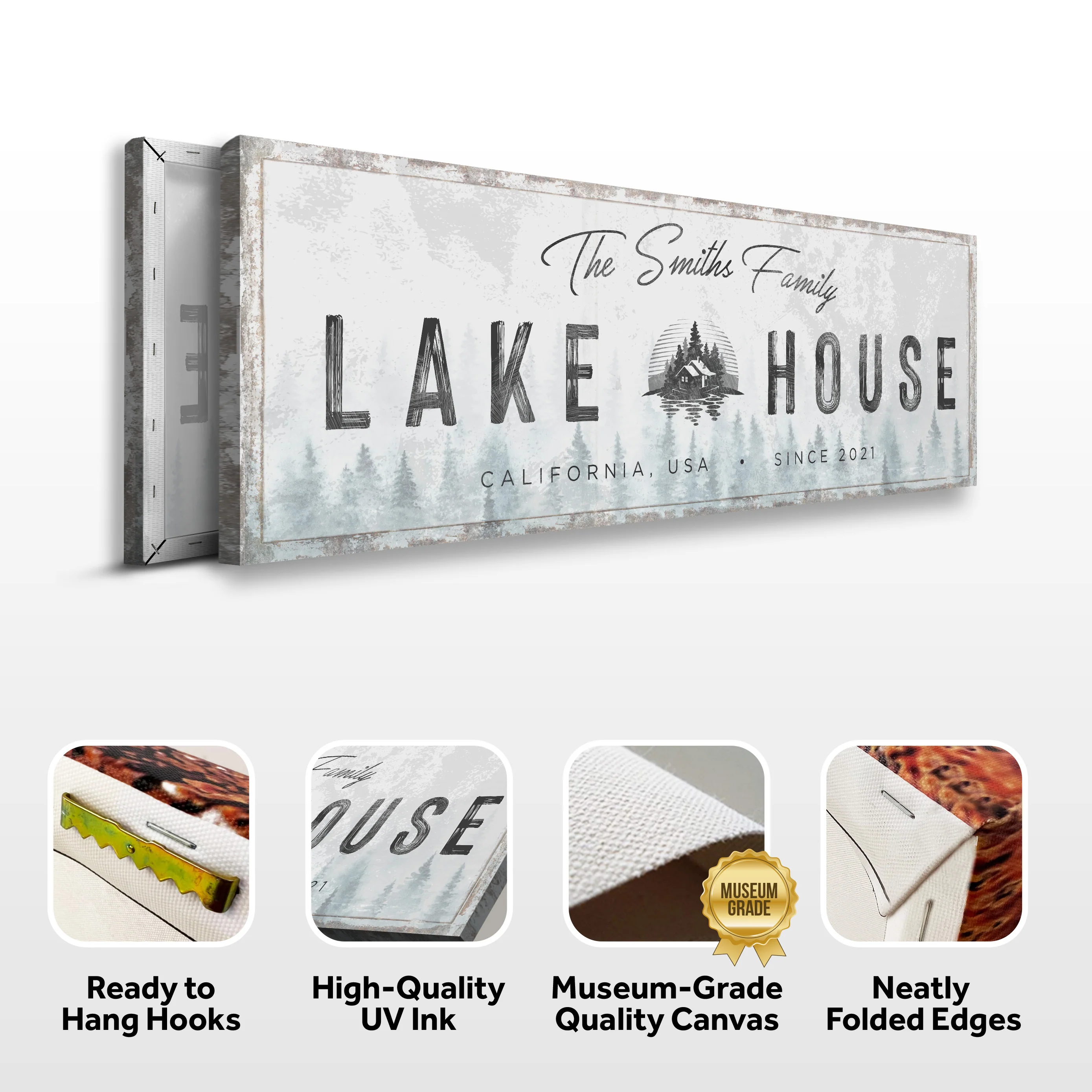 Family Lake House Sign II - Image 3