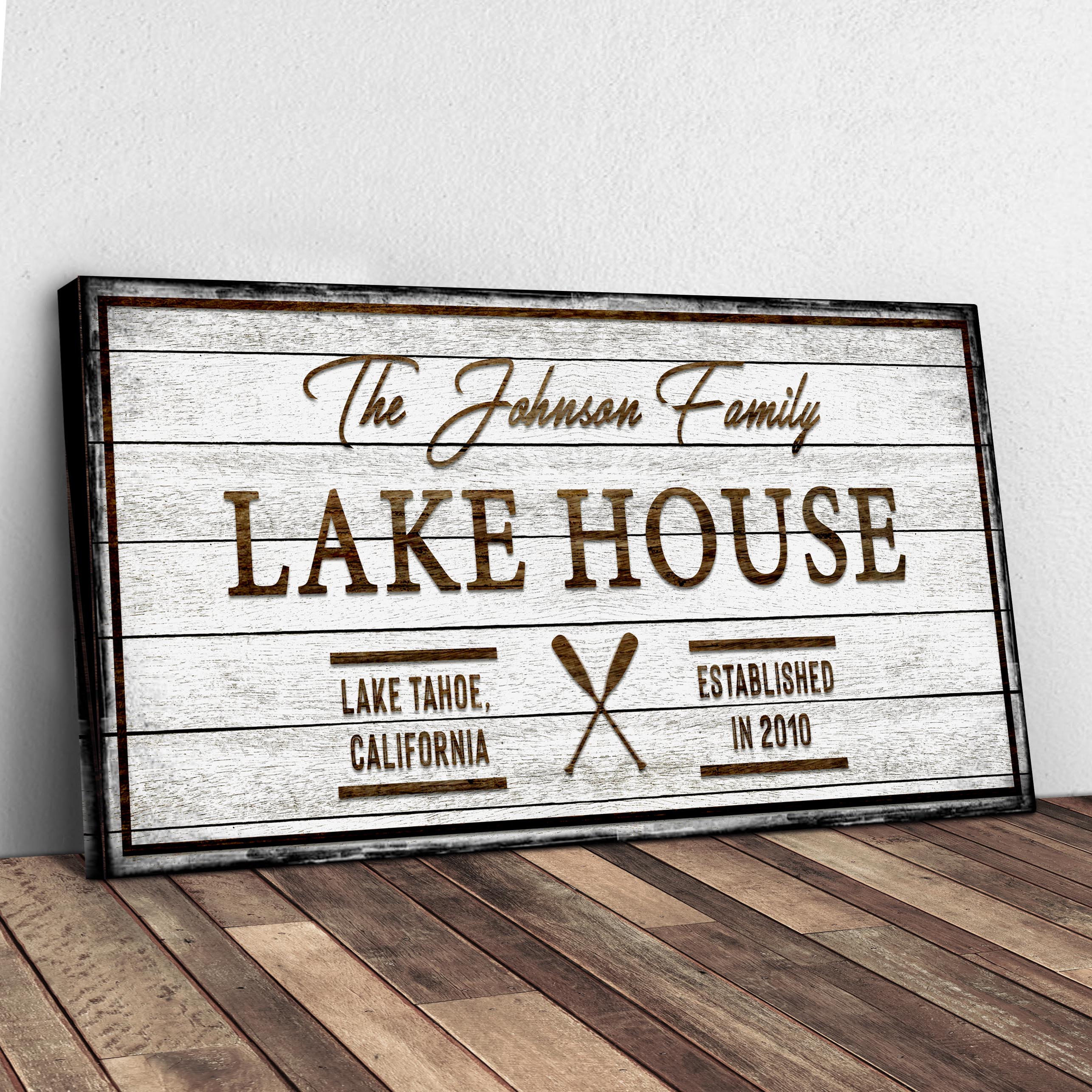 Family Lake House Sign V - Image 2