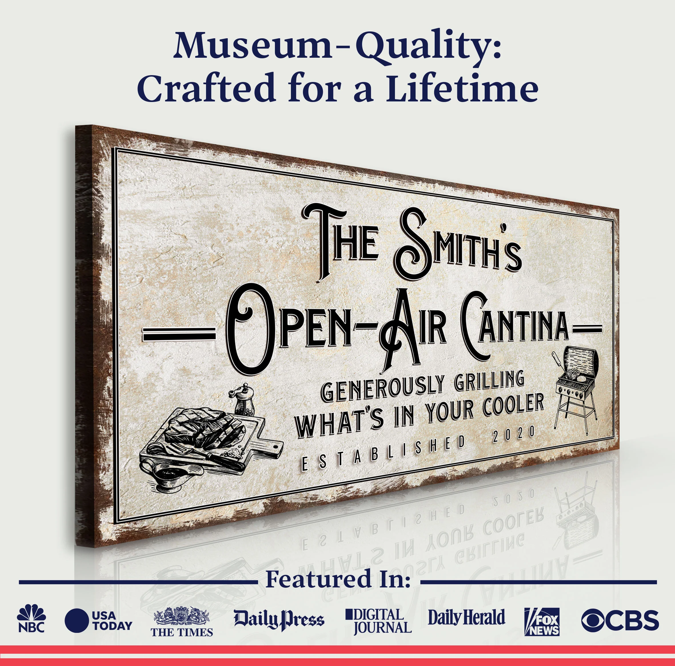Family Open Air Cantina Sign - Image 4
