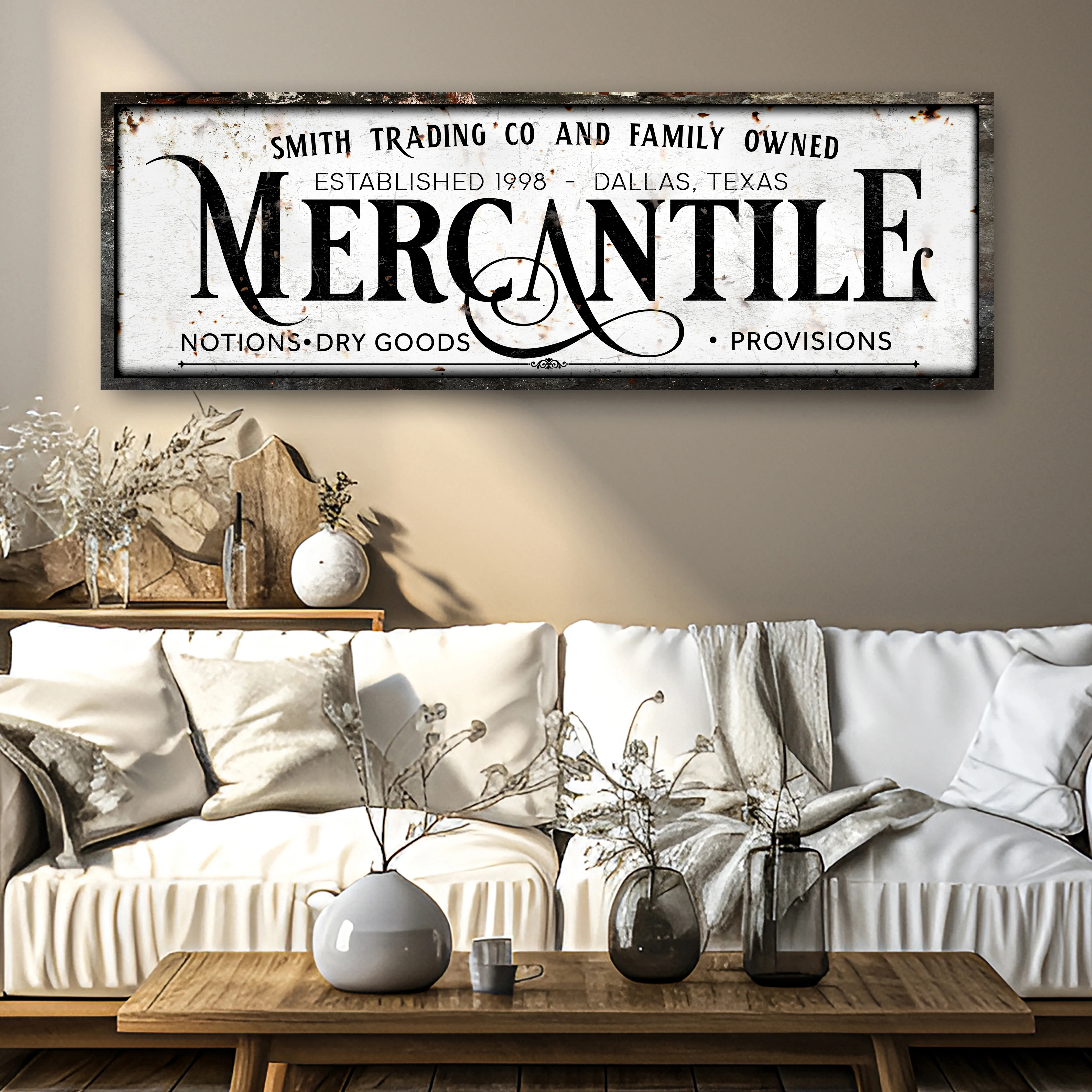 Family Owned Mercantile Sign - Image 3