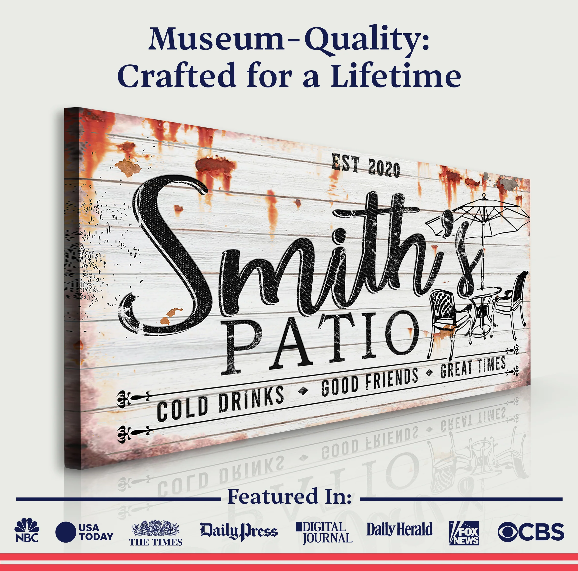 Family Patio Sign II - Image 3