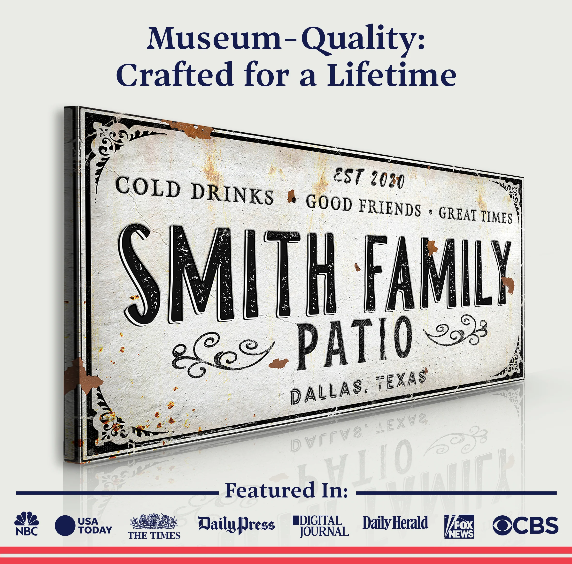 Family Patio Sign - Image 3