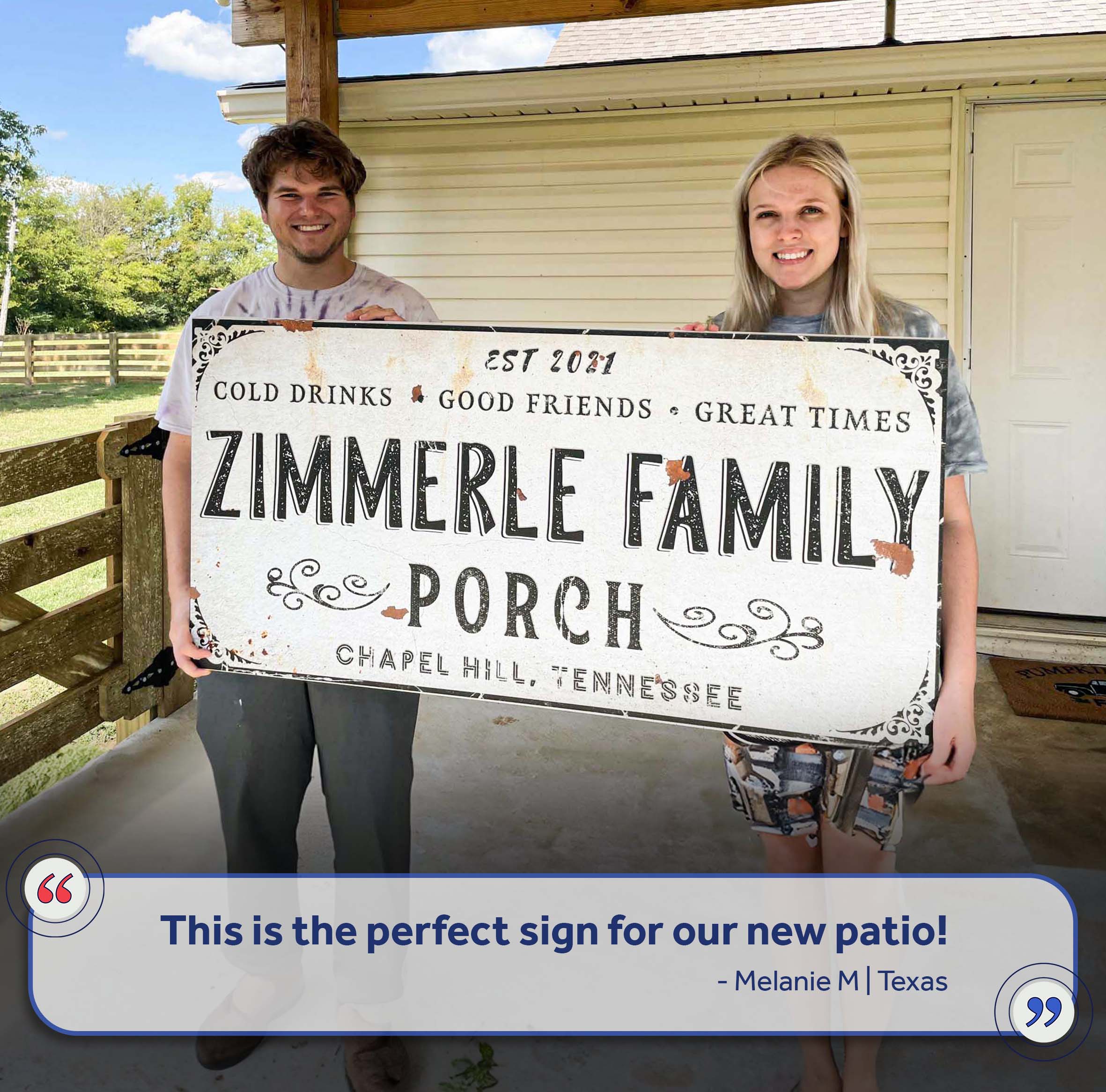 Family Patio Sign - Image 7