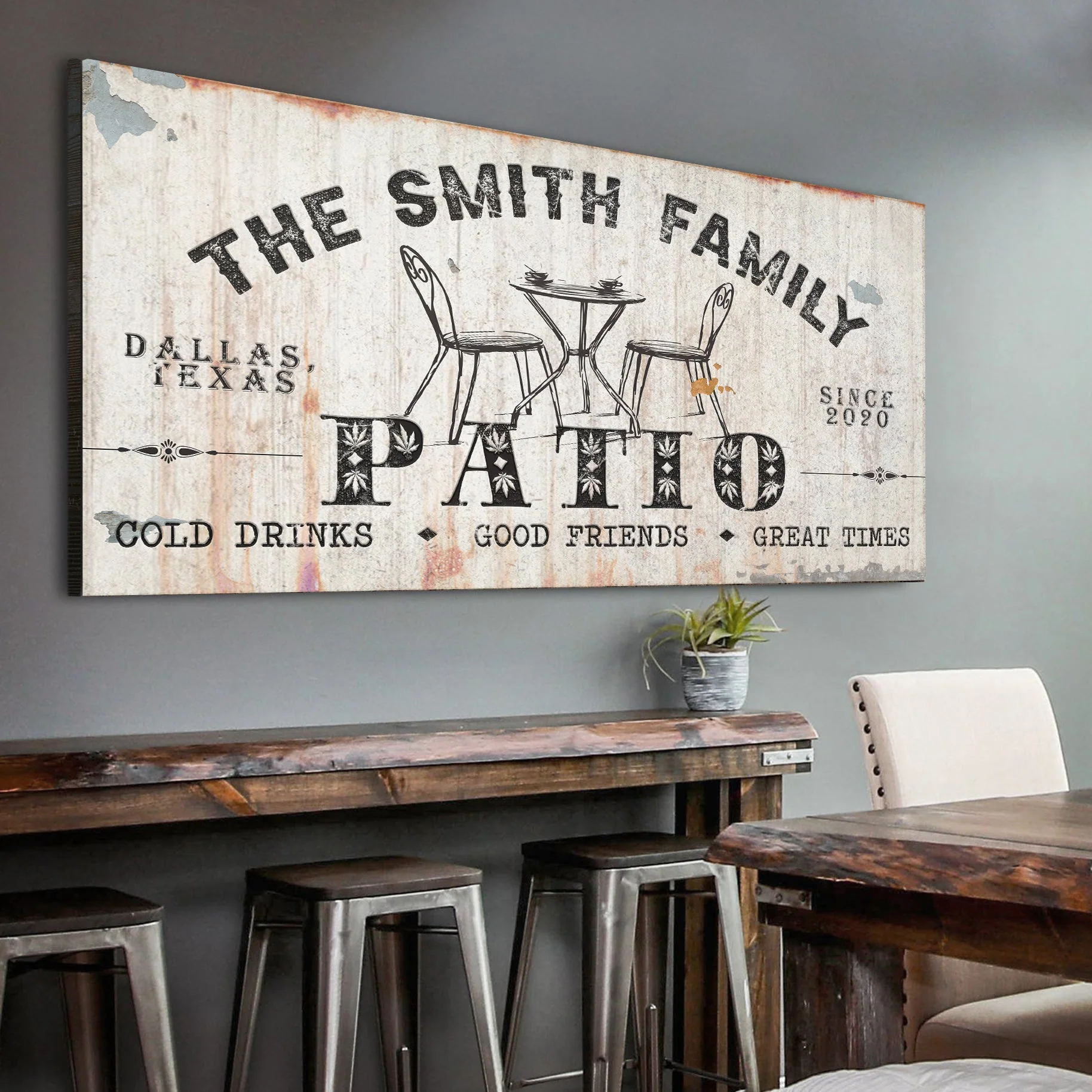 Family Patio Sign - Image 9
