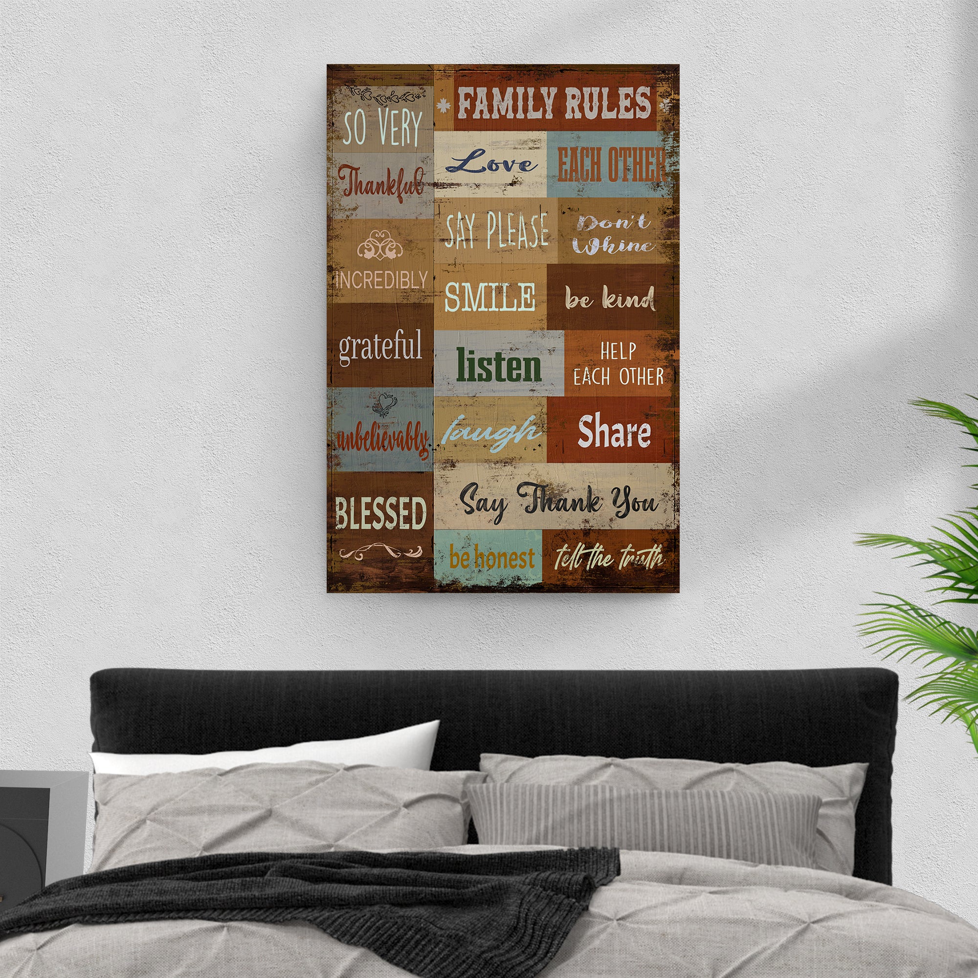 Family Rules Sign - Image 2