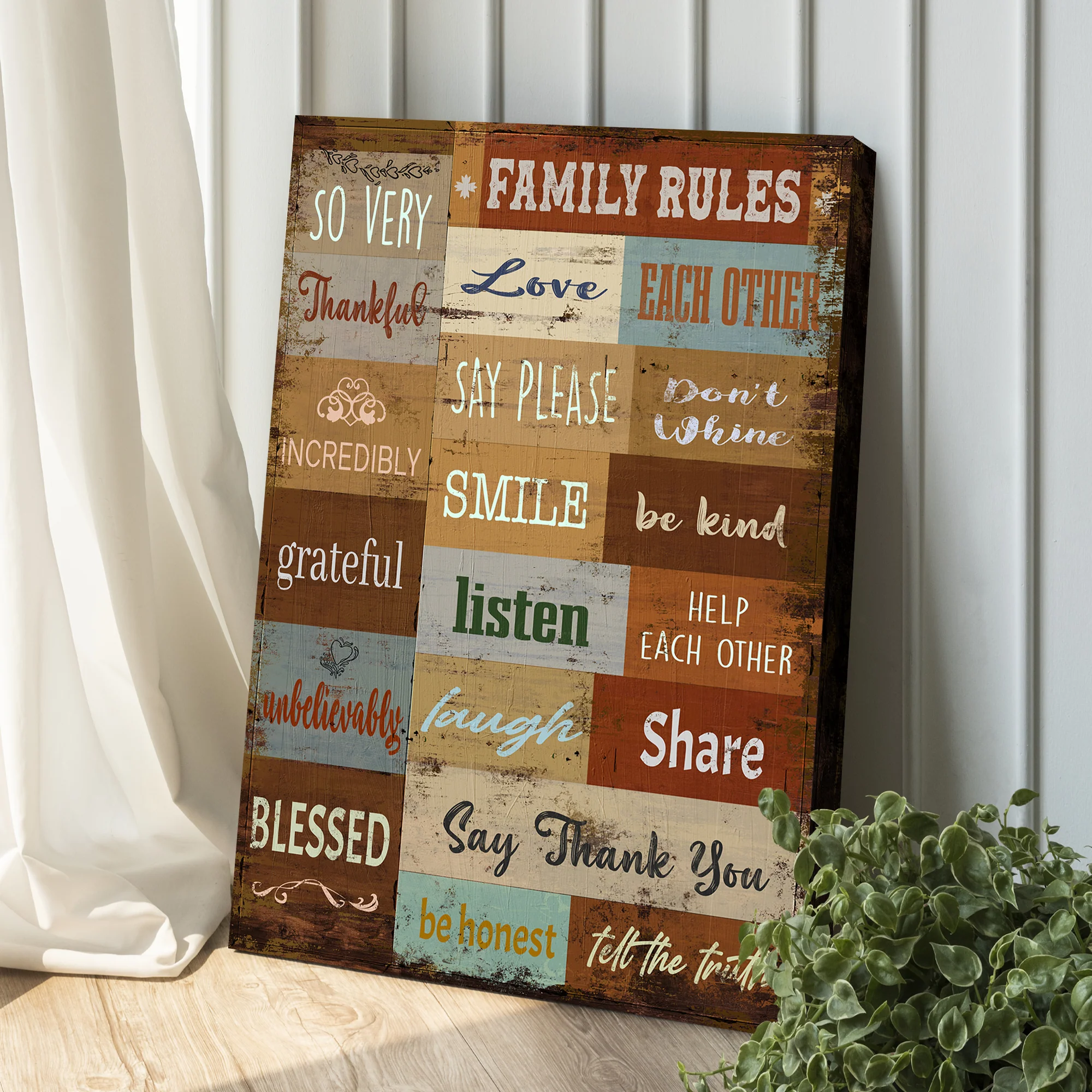 Family Rules Sign - Image 3
