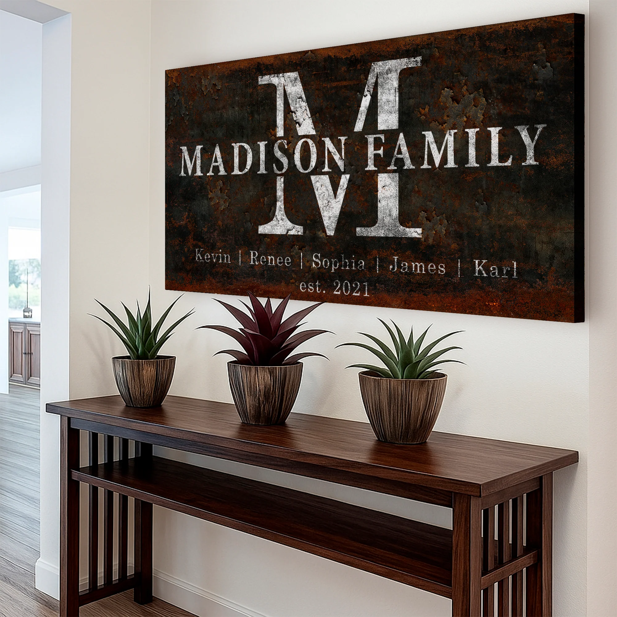 Family Sign Personalized Canvas - Image 4
