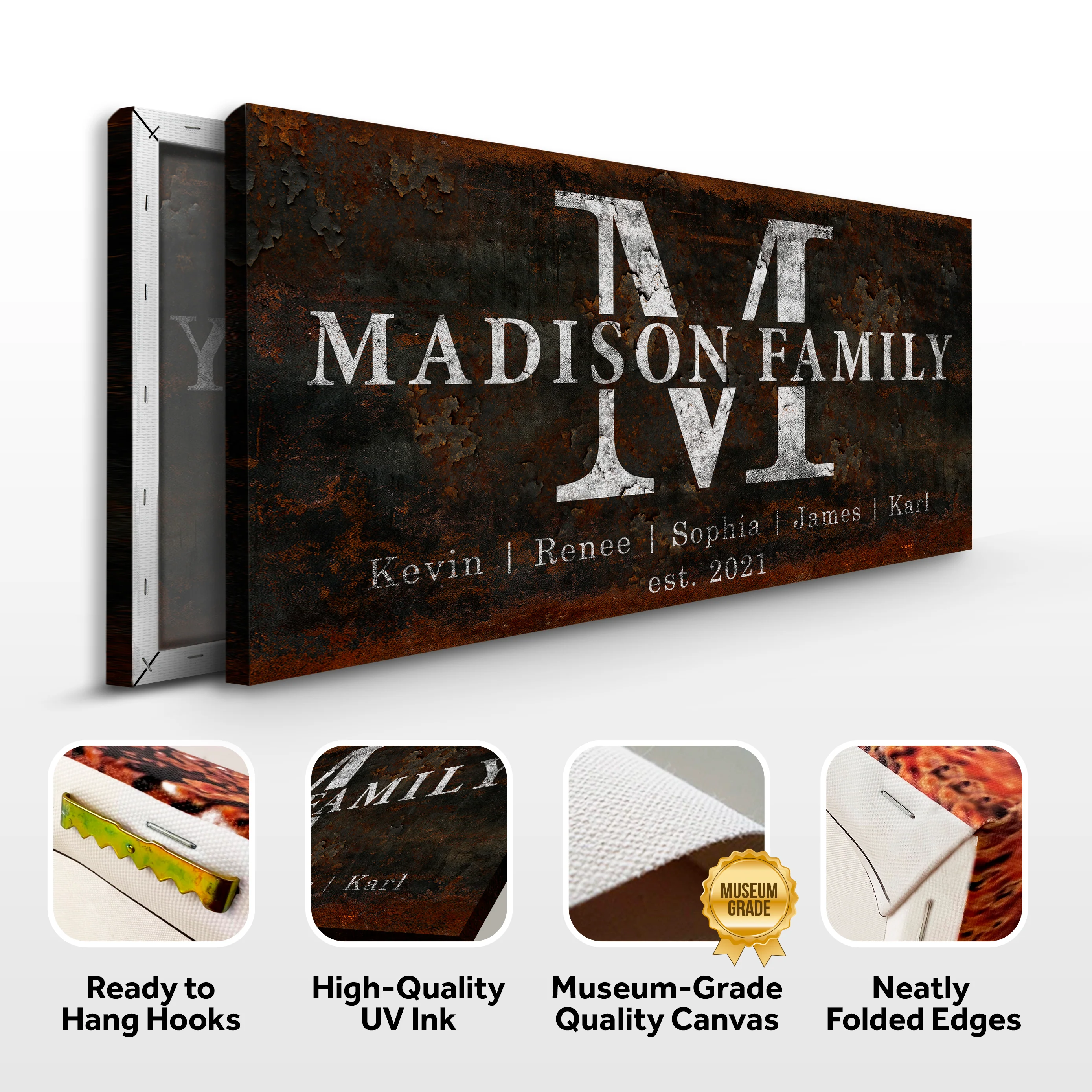 Family Sign Personalized Canvas - Image 8