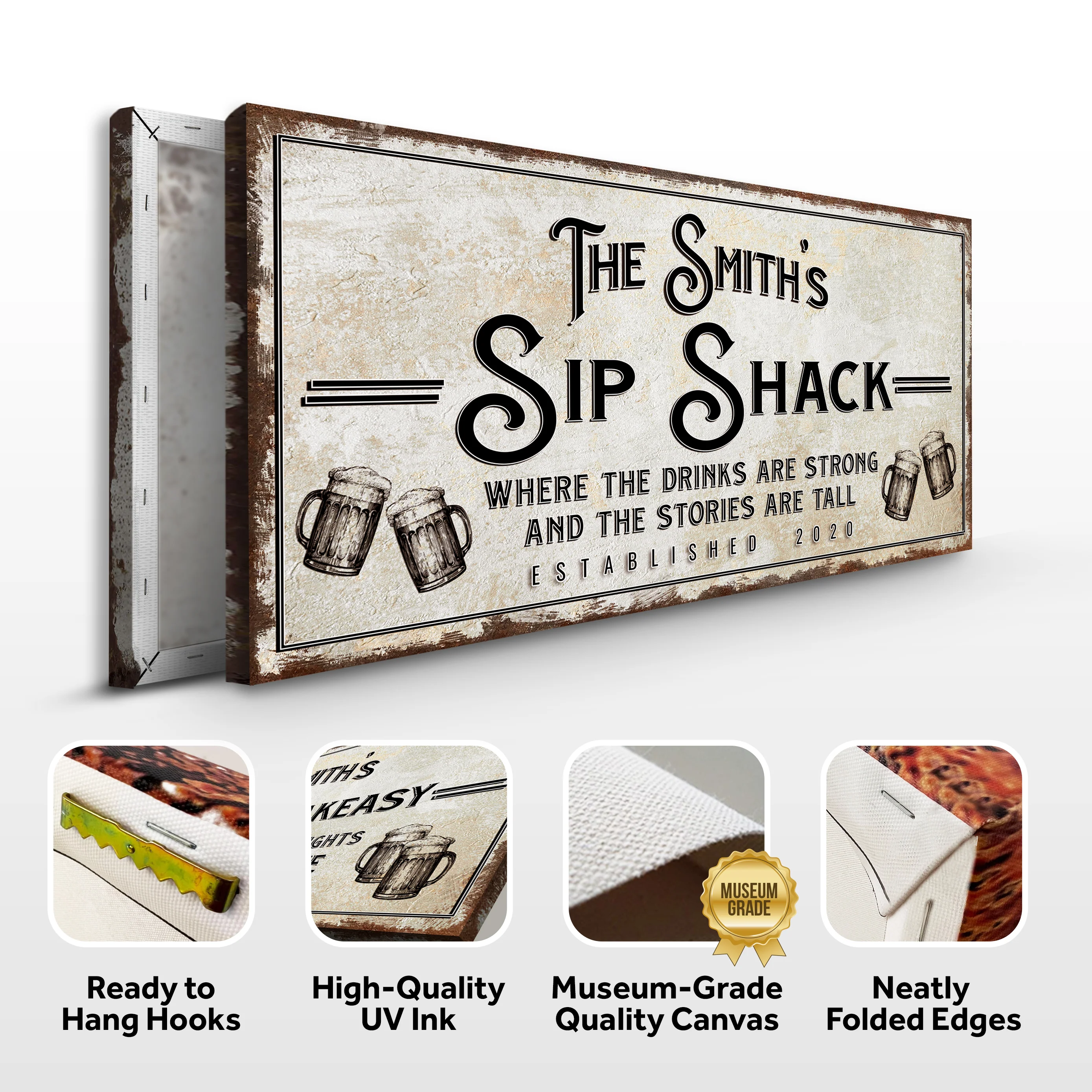 Family Sip Shack Bar Sign - Image 5