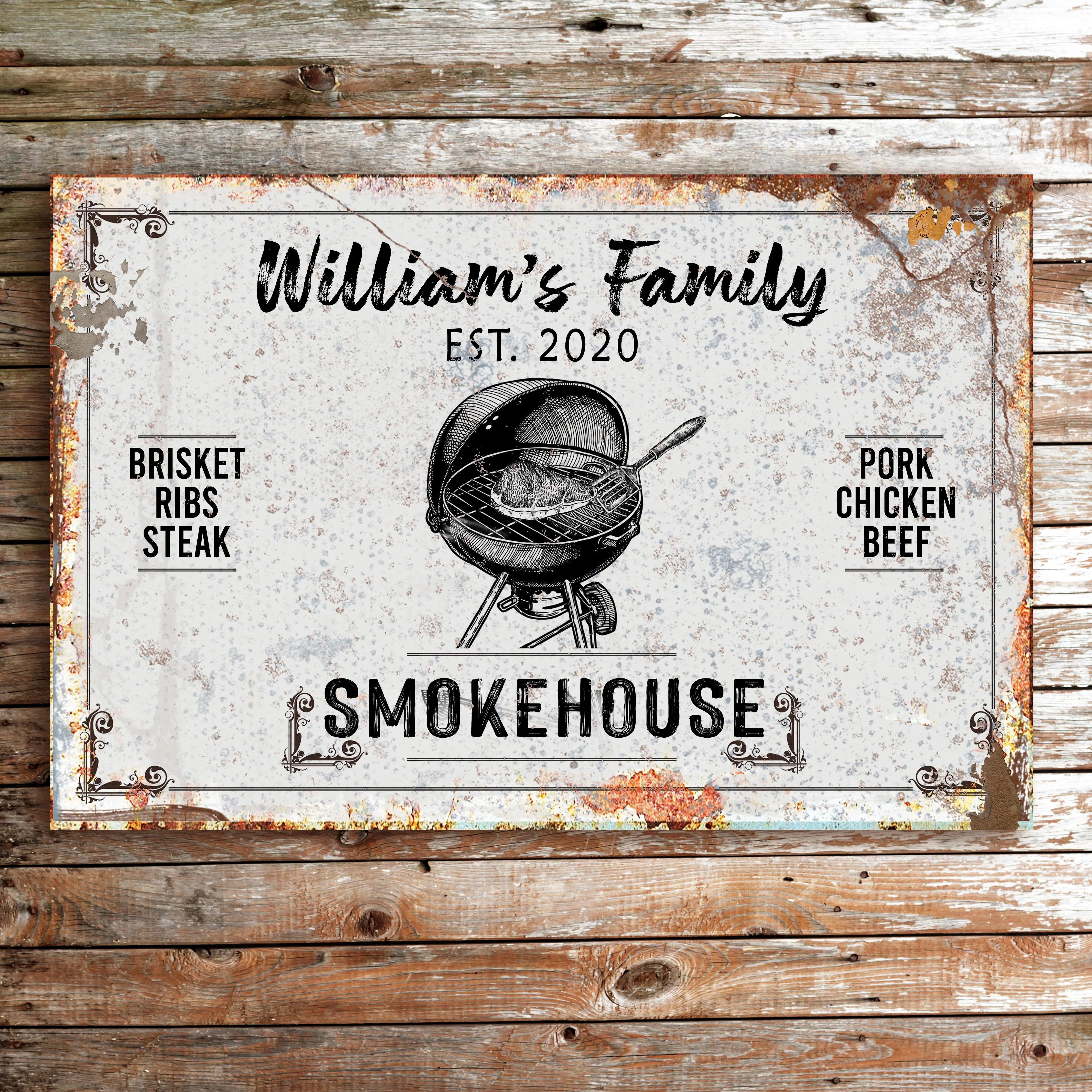 Family Smokehouse Sign II - Image 2