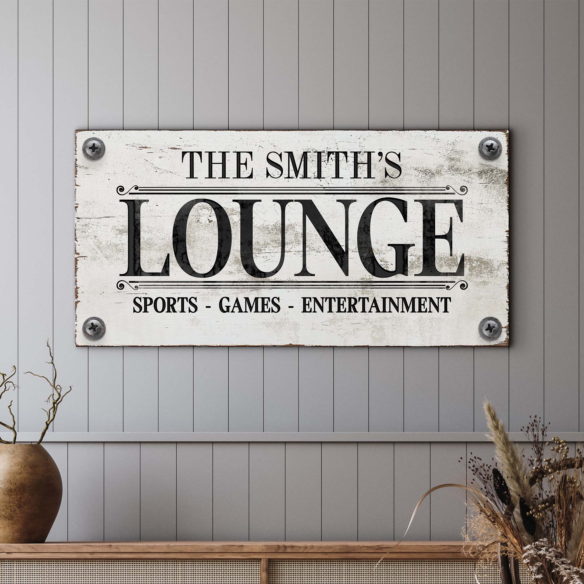 Family Sports Games Lounge Sign - Image 2