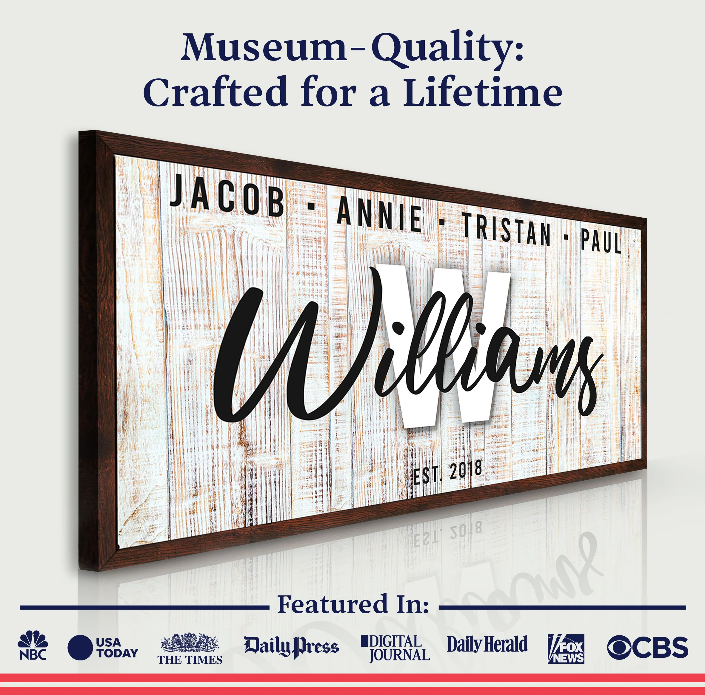 Family Wood Sign III - Image 3