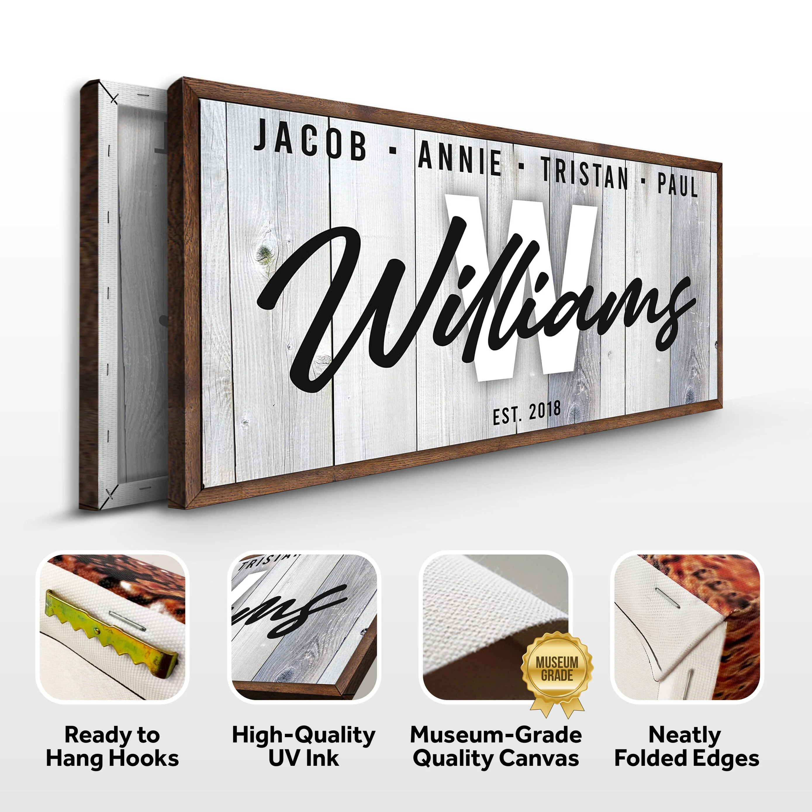 Family Wood Sign - Image 4