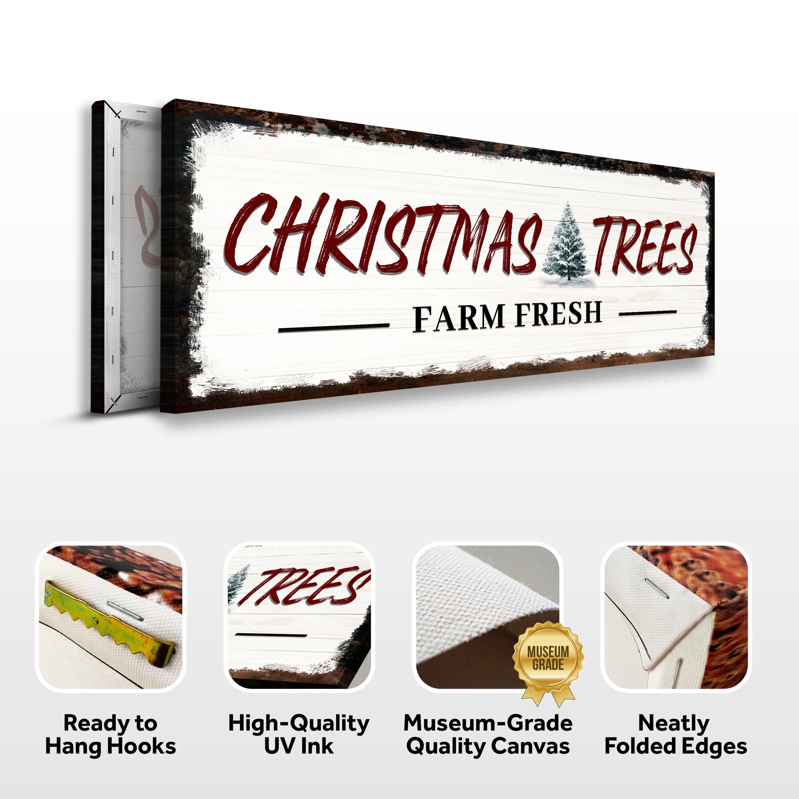 Farm Fresh Christmas Tree Sign II - Image 3