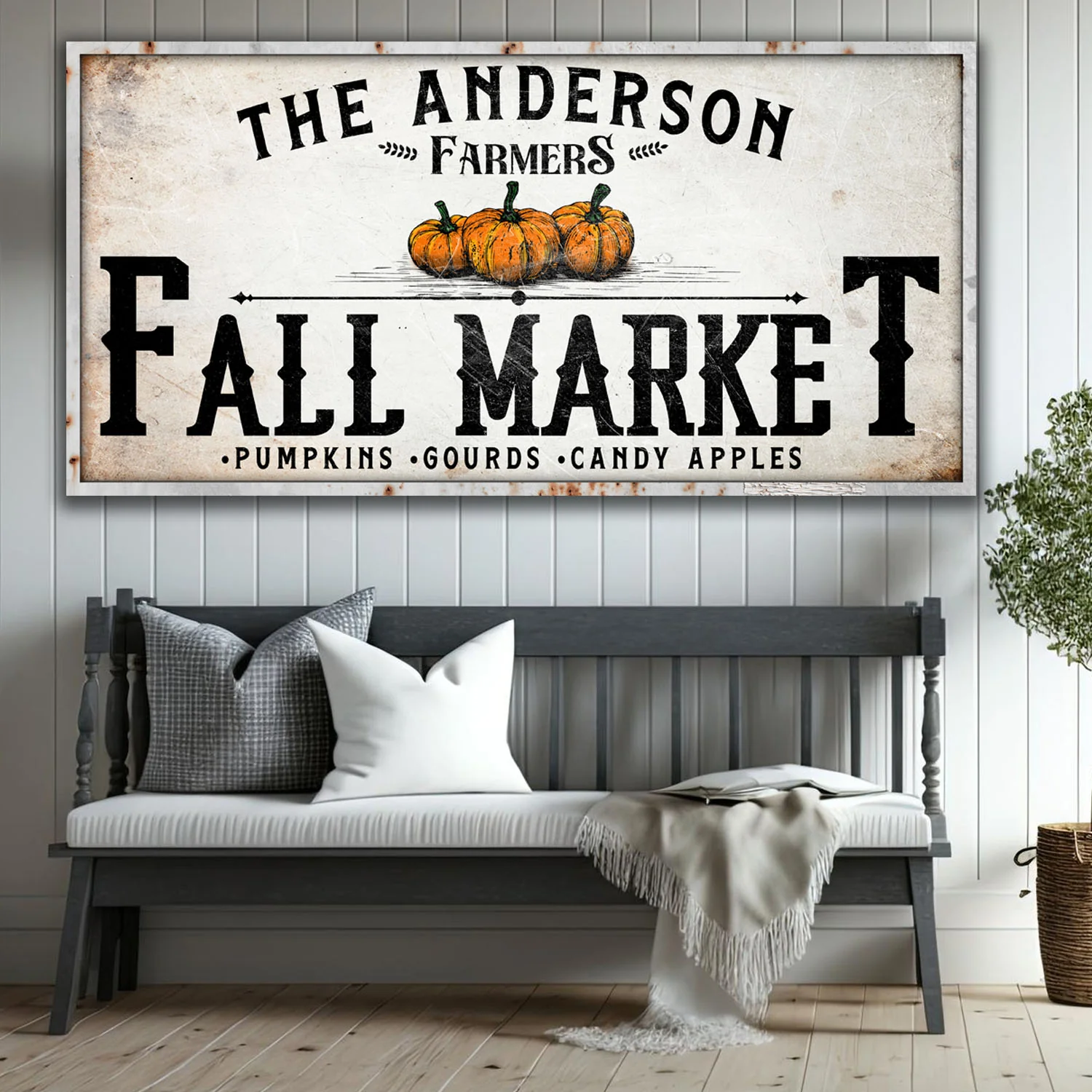 Farmers Fall Market Sign - Image 2