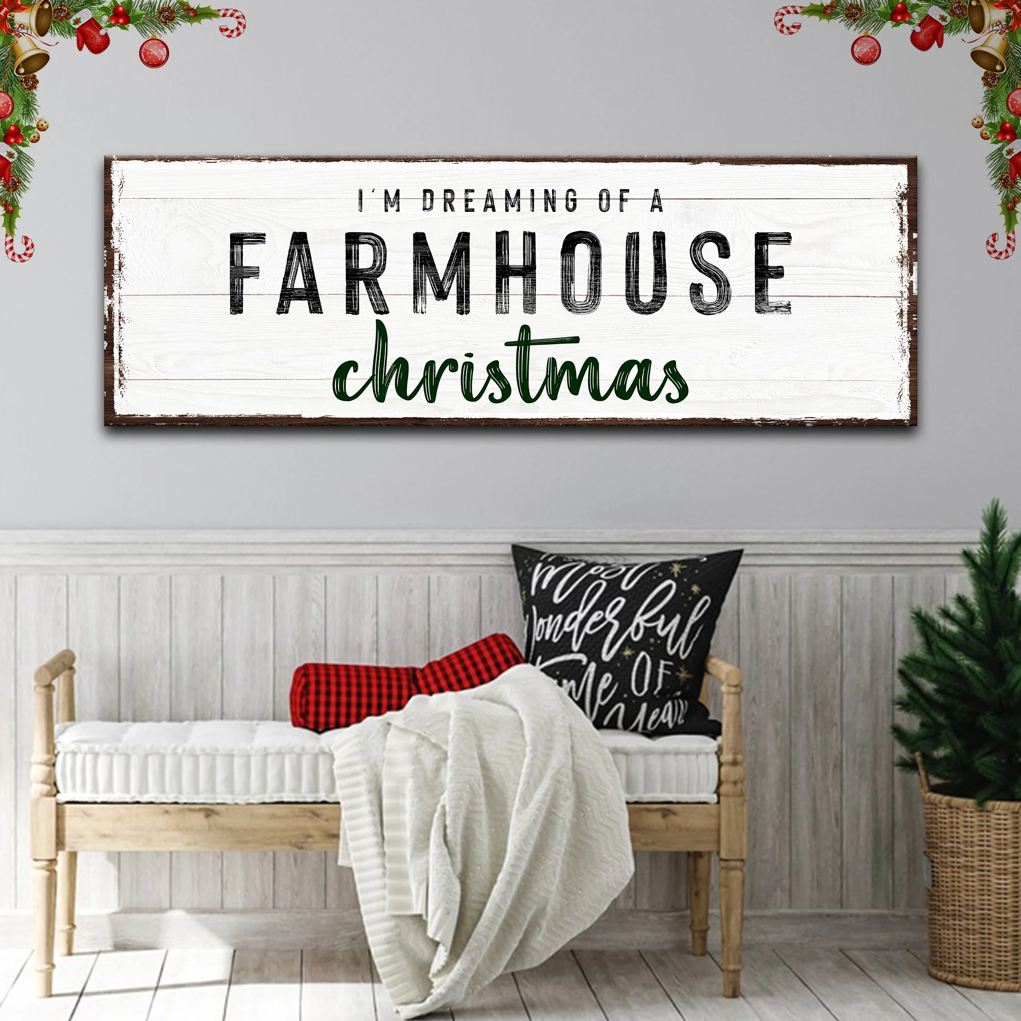 Farmhouse Christmas Sign - Image 6