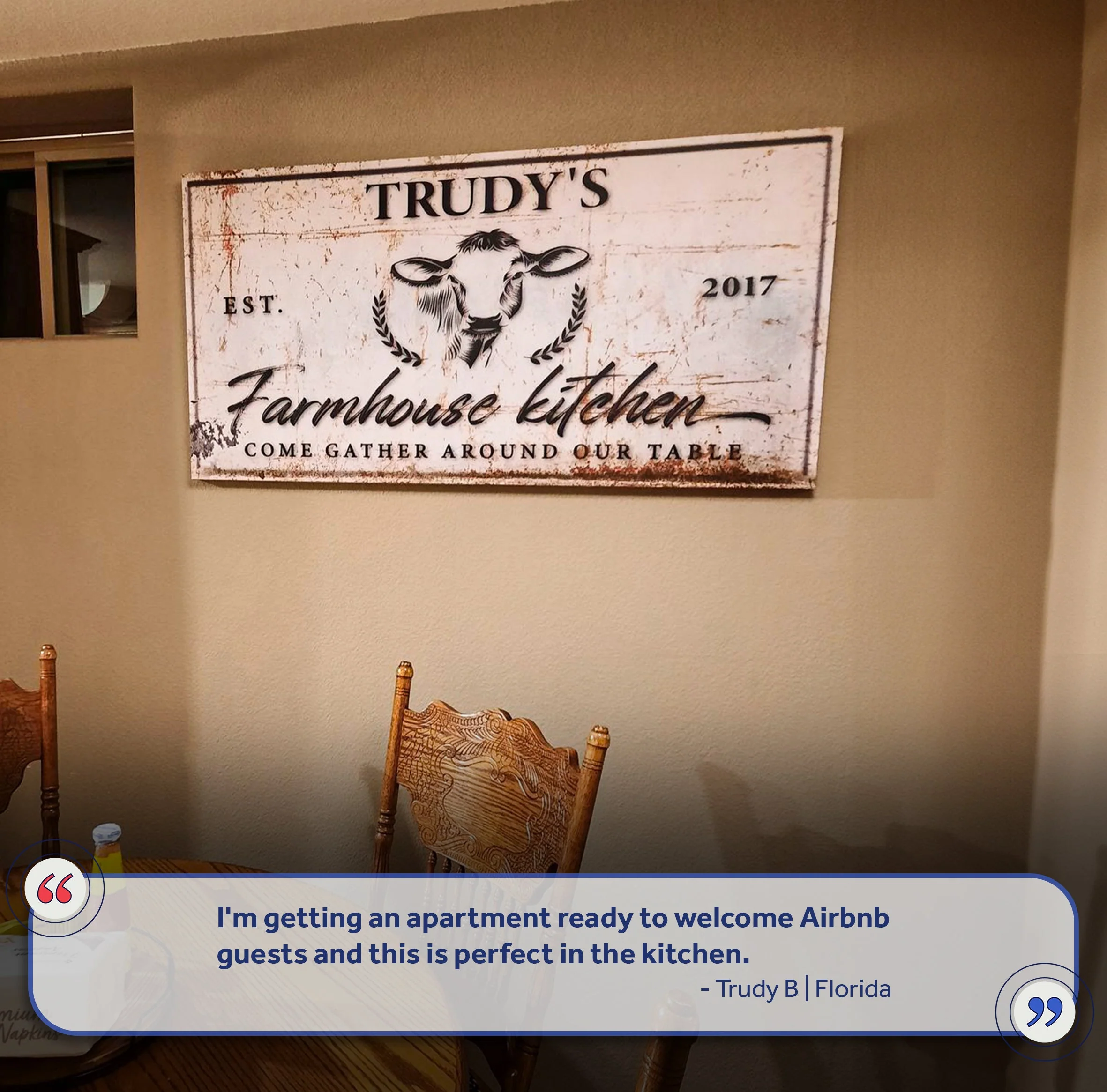 Farmhouse Kitchen Sign - Image 7