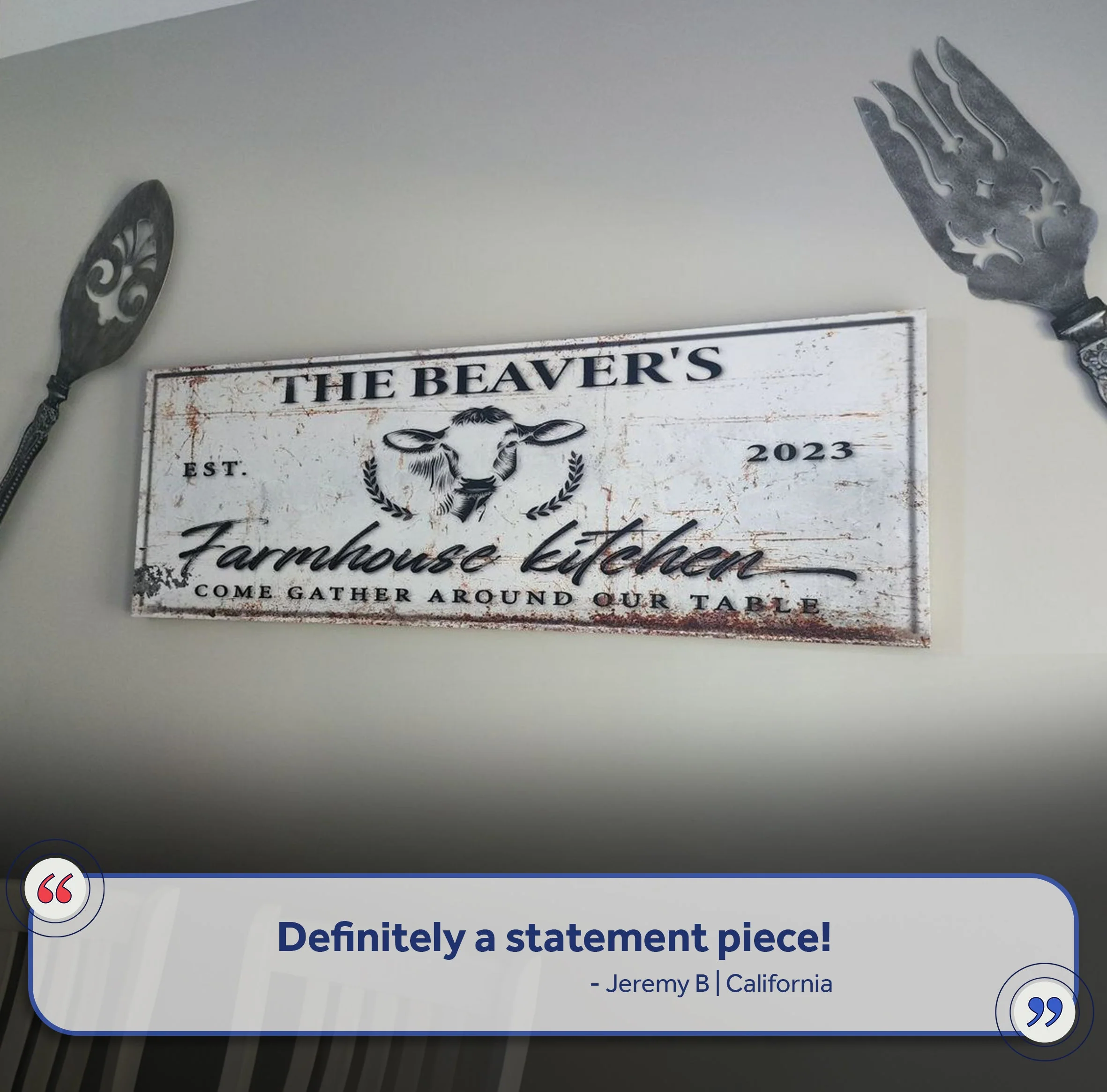 Farmhouse Kitchen Sign - Image 8