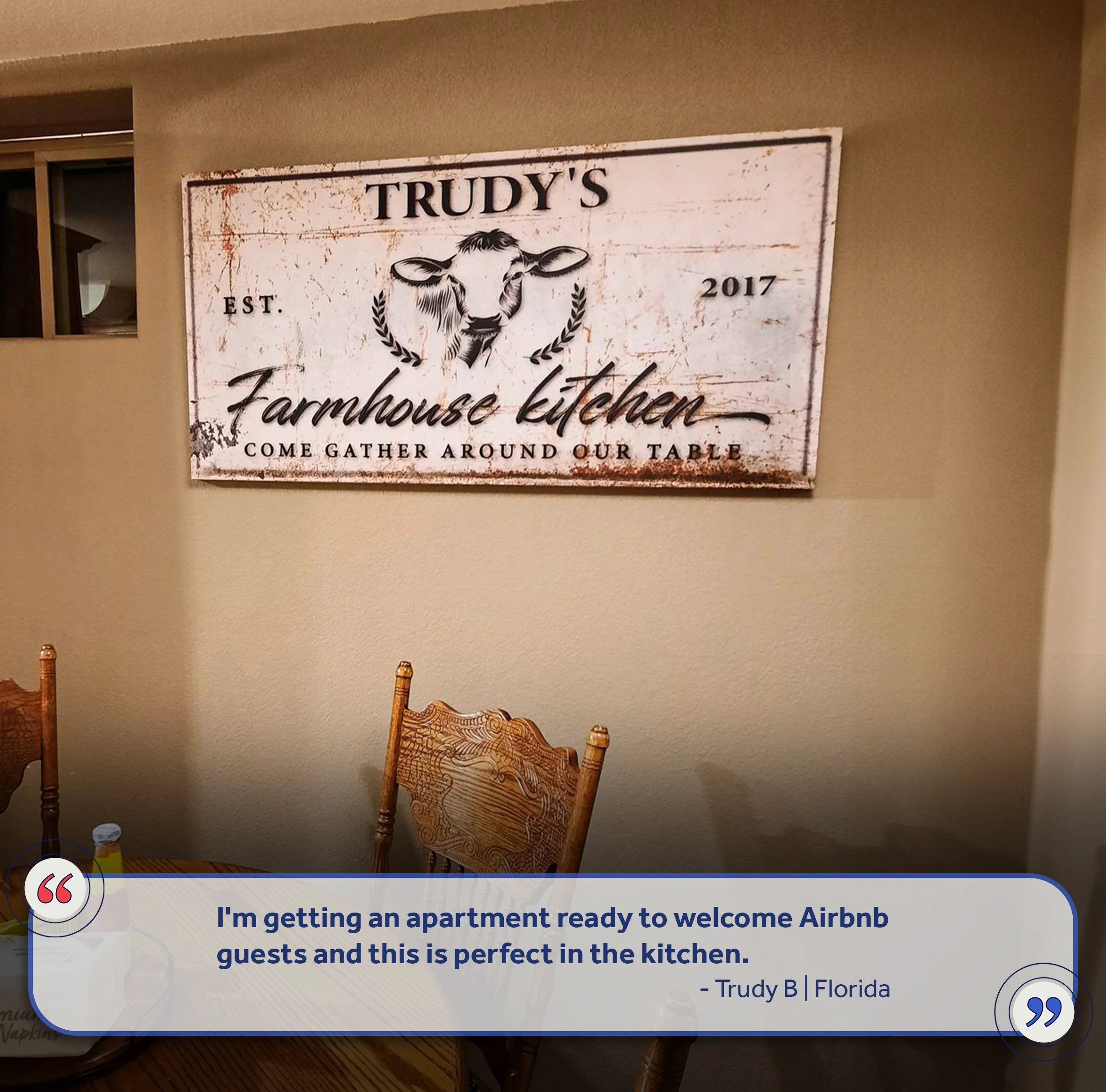 Farmhouse Kitchen Sign - Image 6