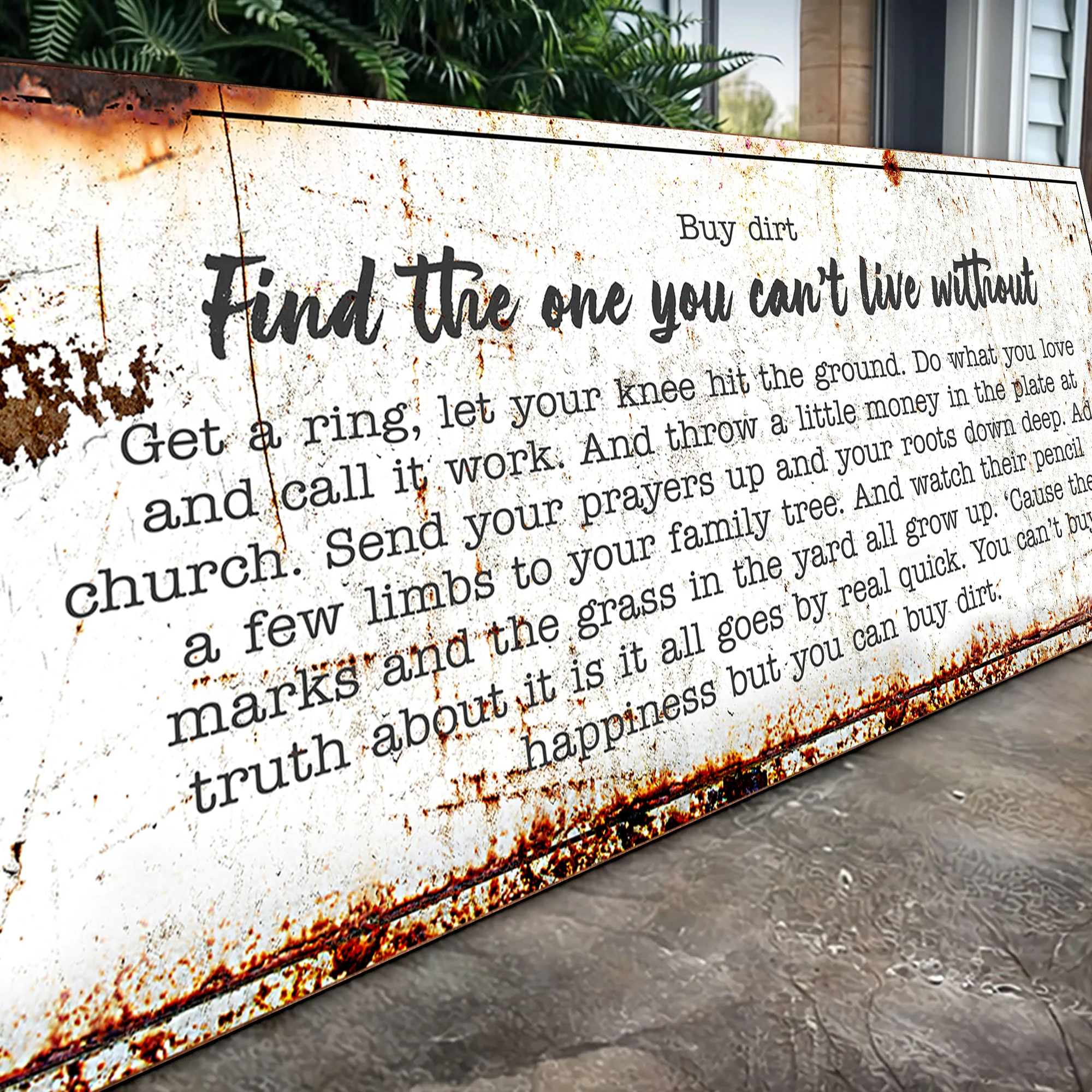 Find The One You Can't Live Without Family Sign - Image 5