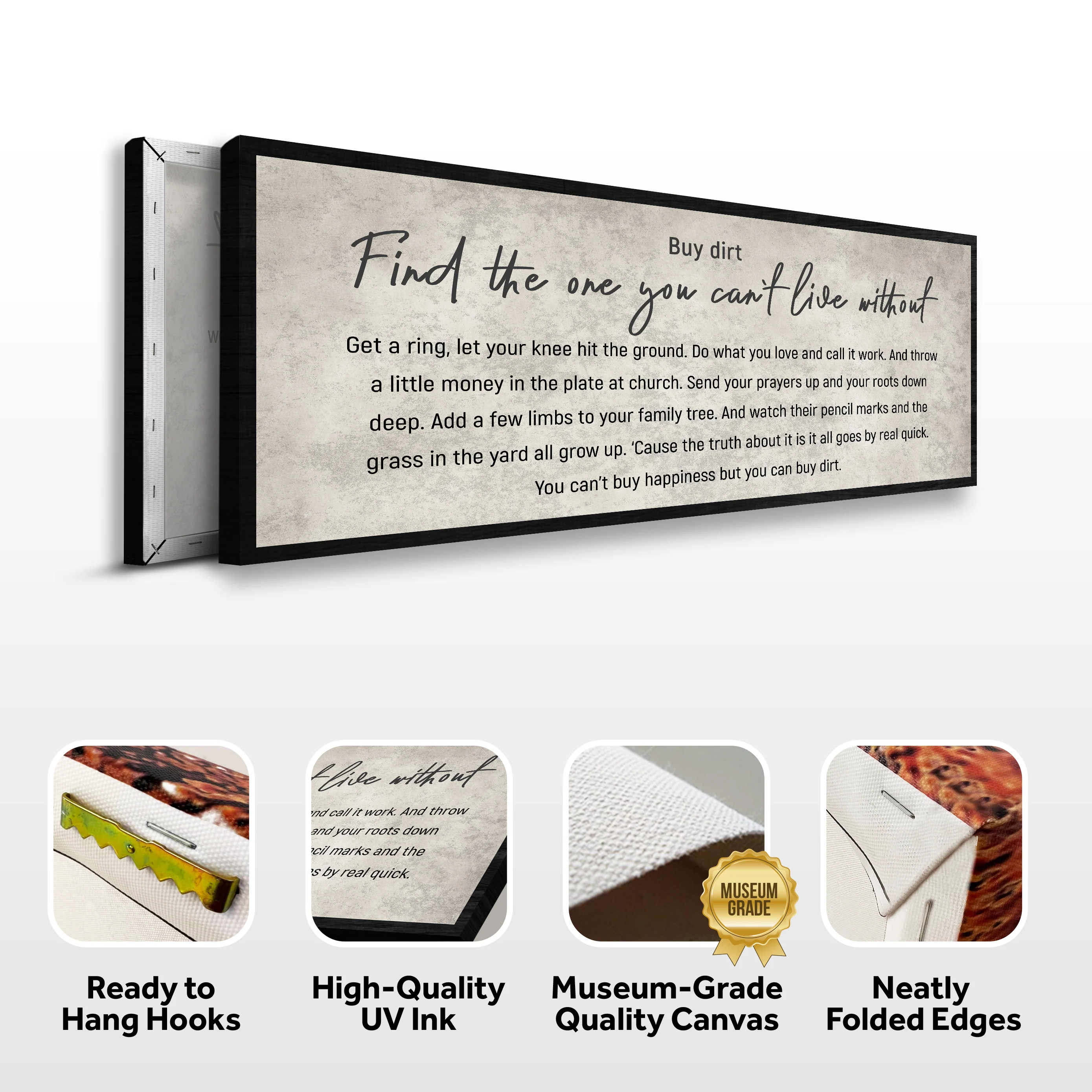 Find The One You Can't Live Without Family Sign III - Image 8