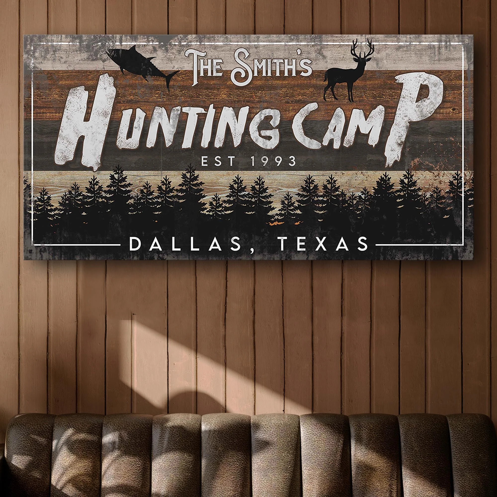 Fishing And Hunting Sign IV - Image 2