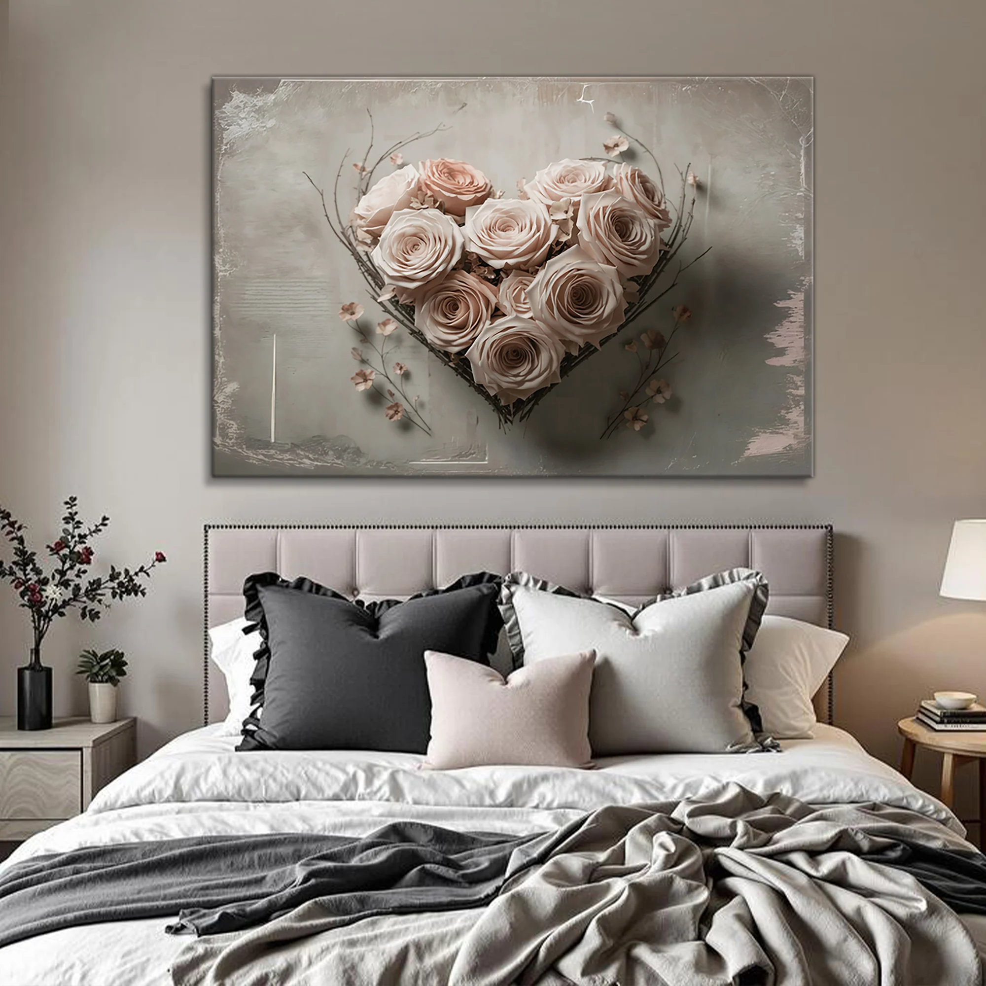 Floral Heart Wall Art - Image 2