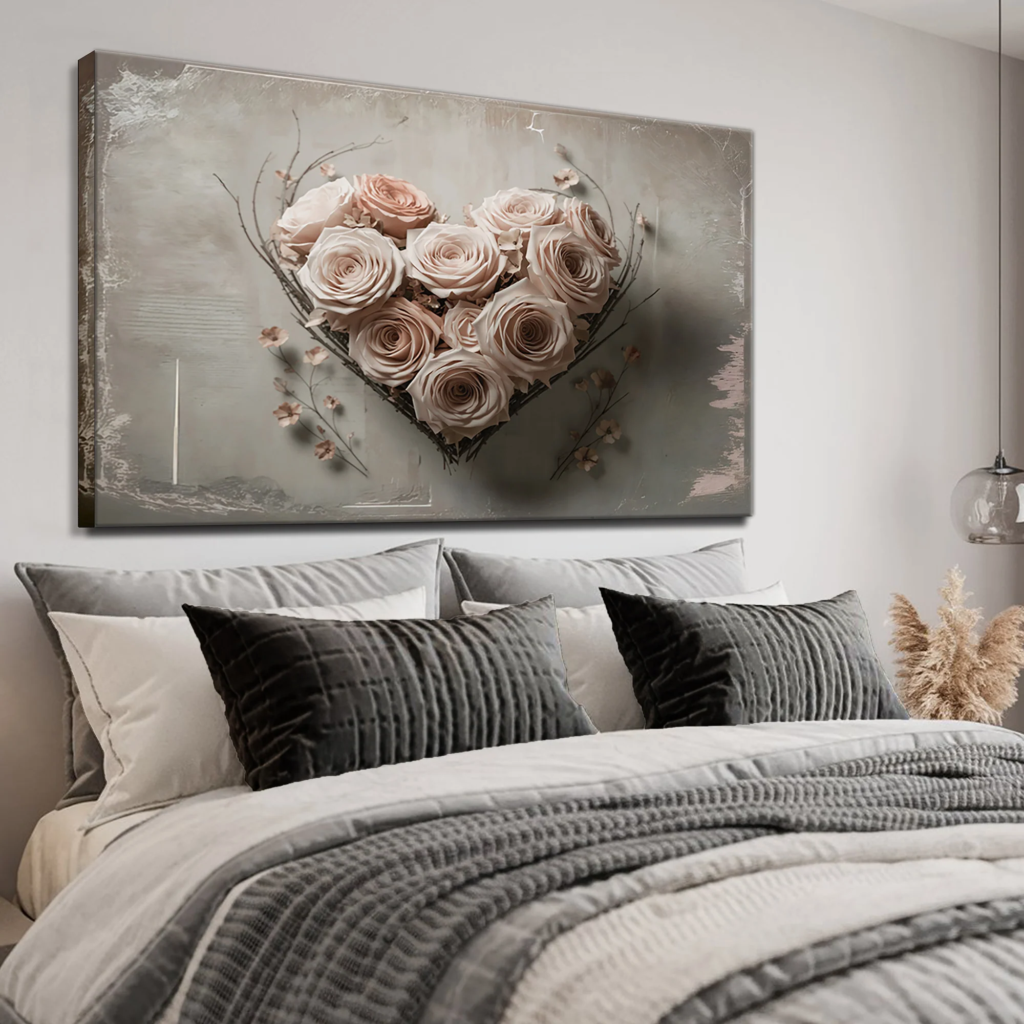 Floral Heart Wall Art - Image 3
