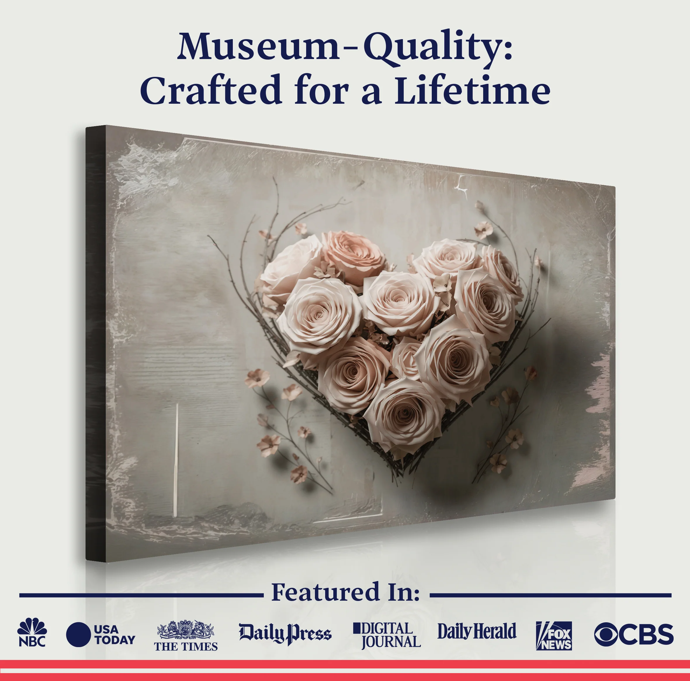 Floral Heart Wall Art - Image 5